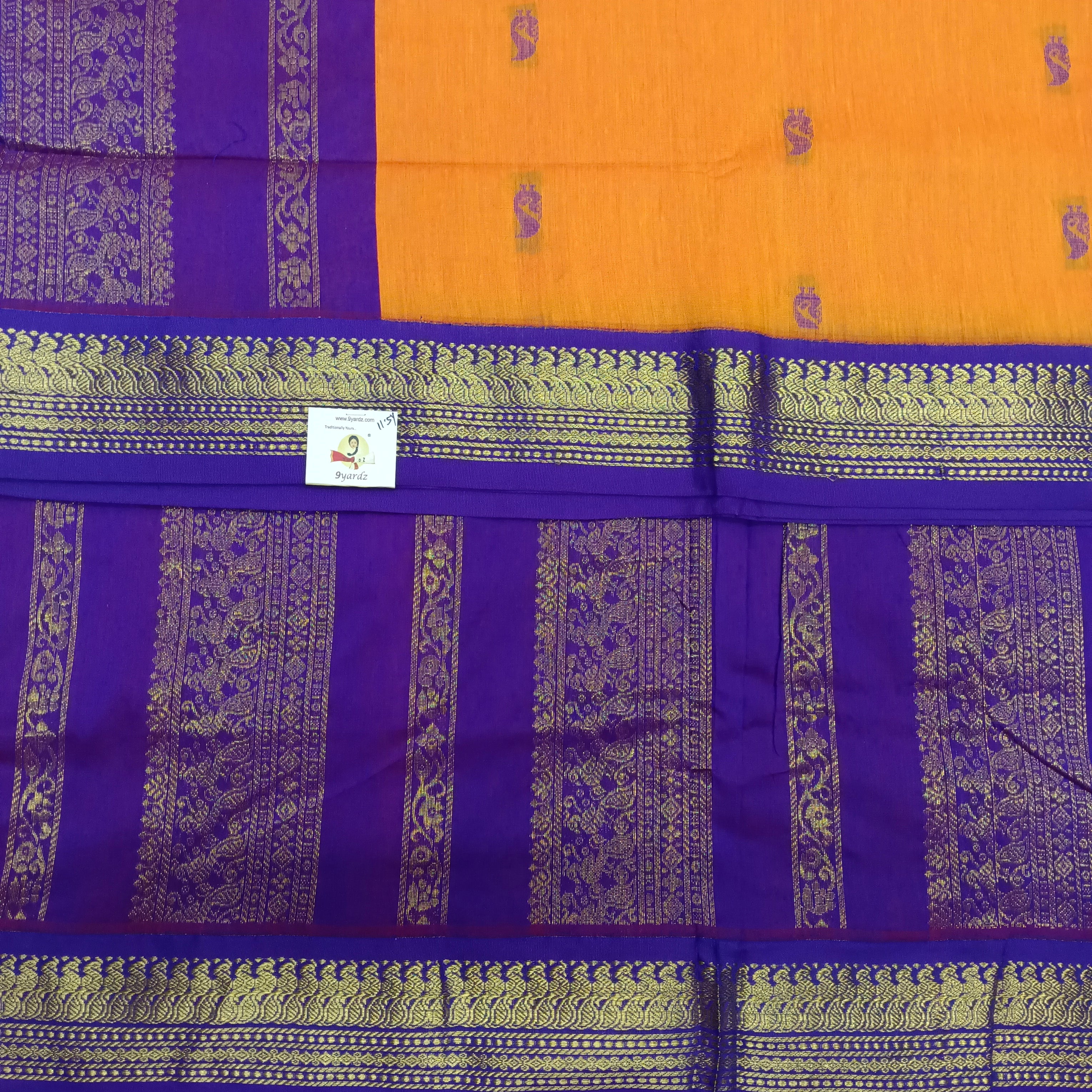 Kalyani cotton 11.5yardz(10.8mtrs)