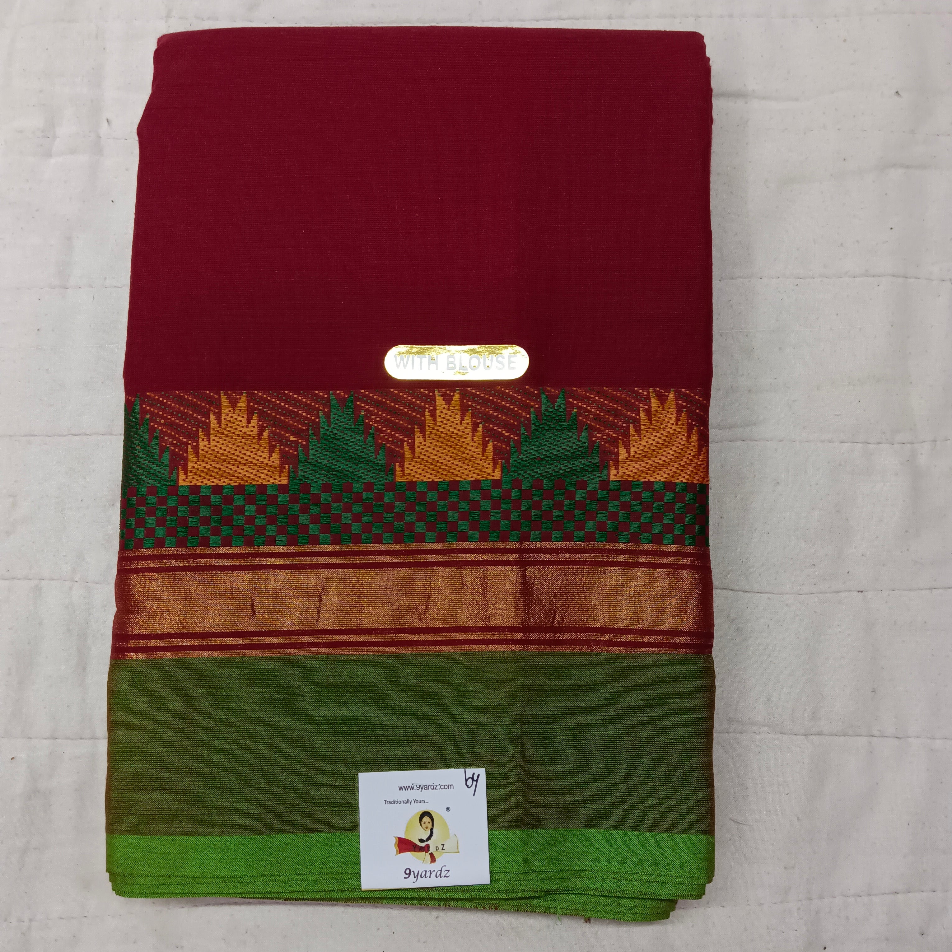 Chettinadu cotton 6 yardz