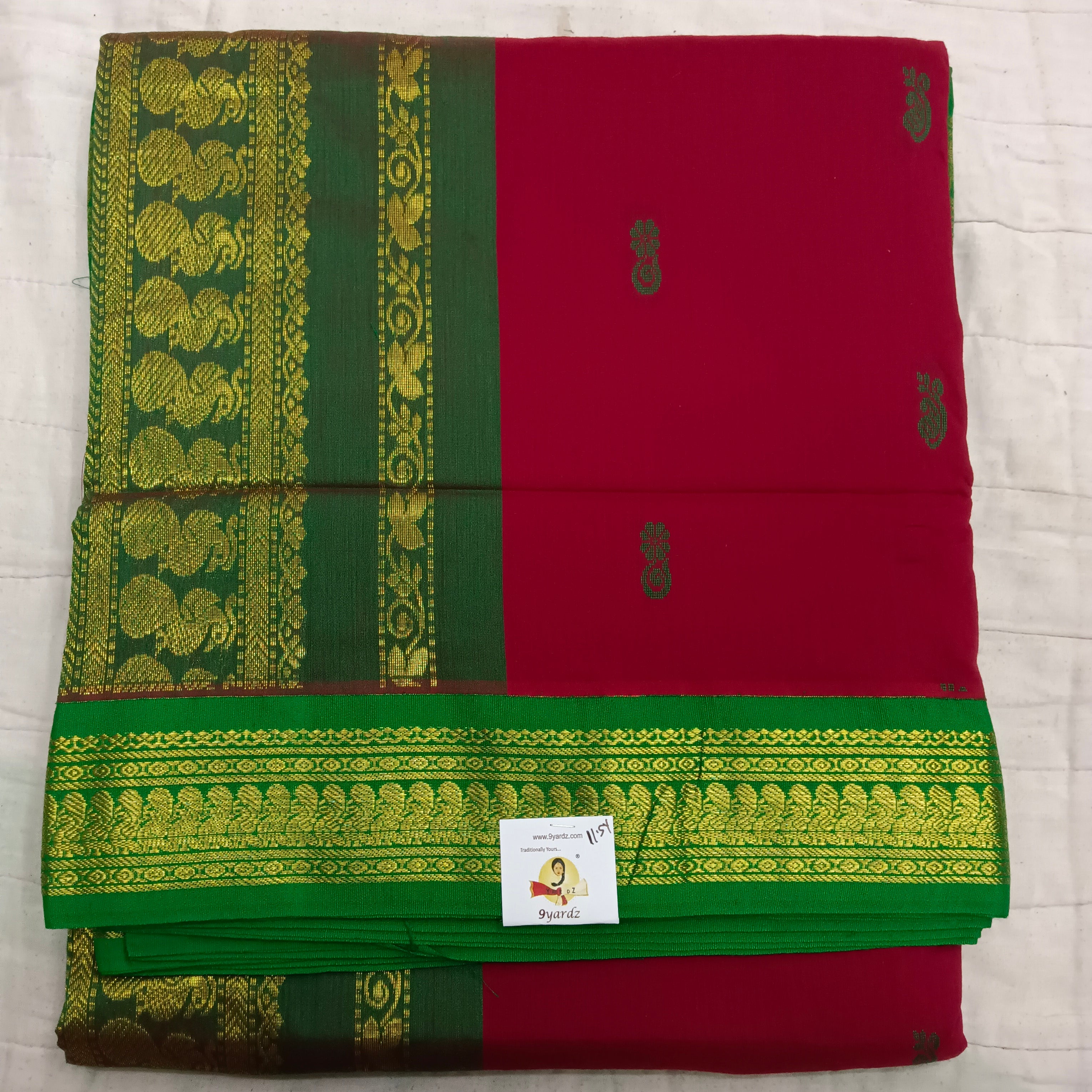 Kalyani cotton 11.5yardz(10.8mtrs)