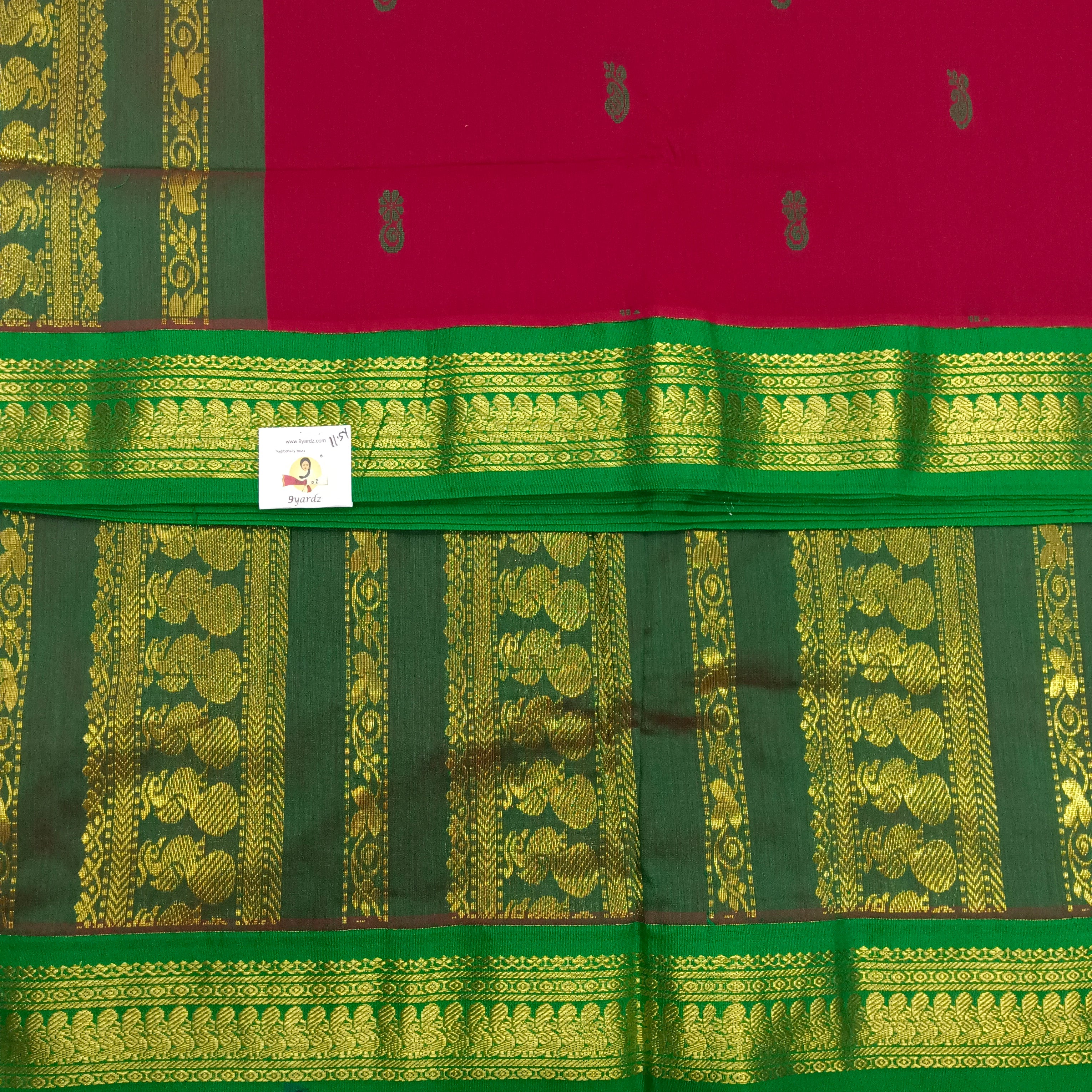 Kalyani cotton 11.5yardz(10.8mtrs)