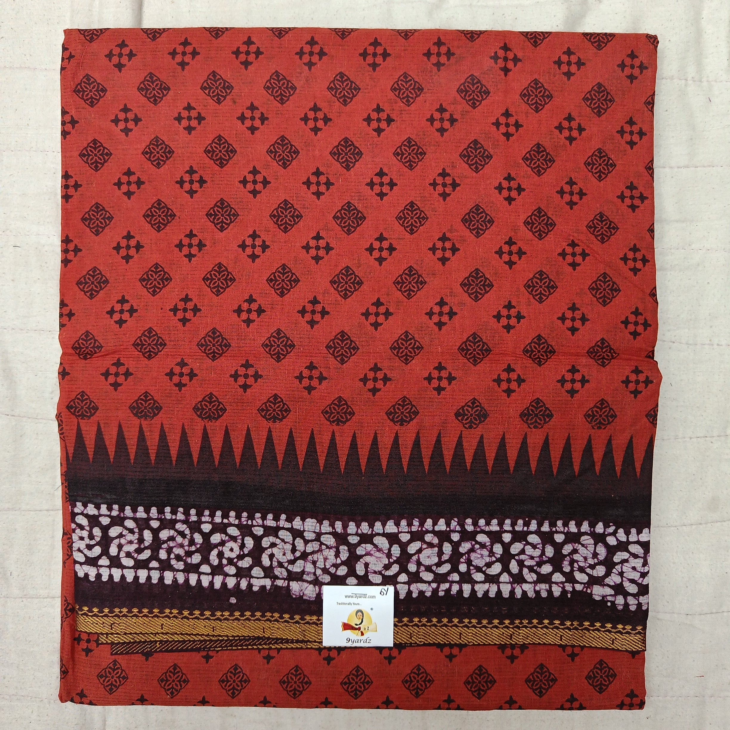 Sungudi cotton 6 yards