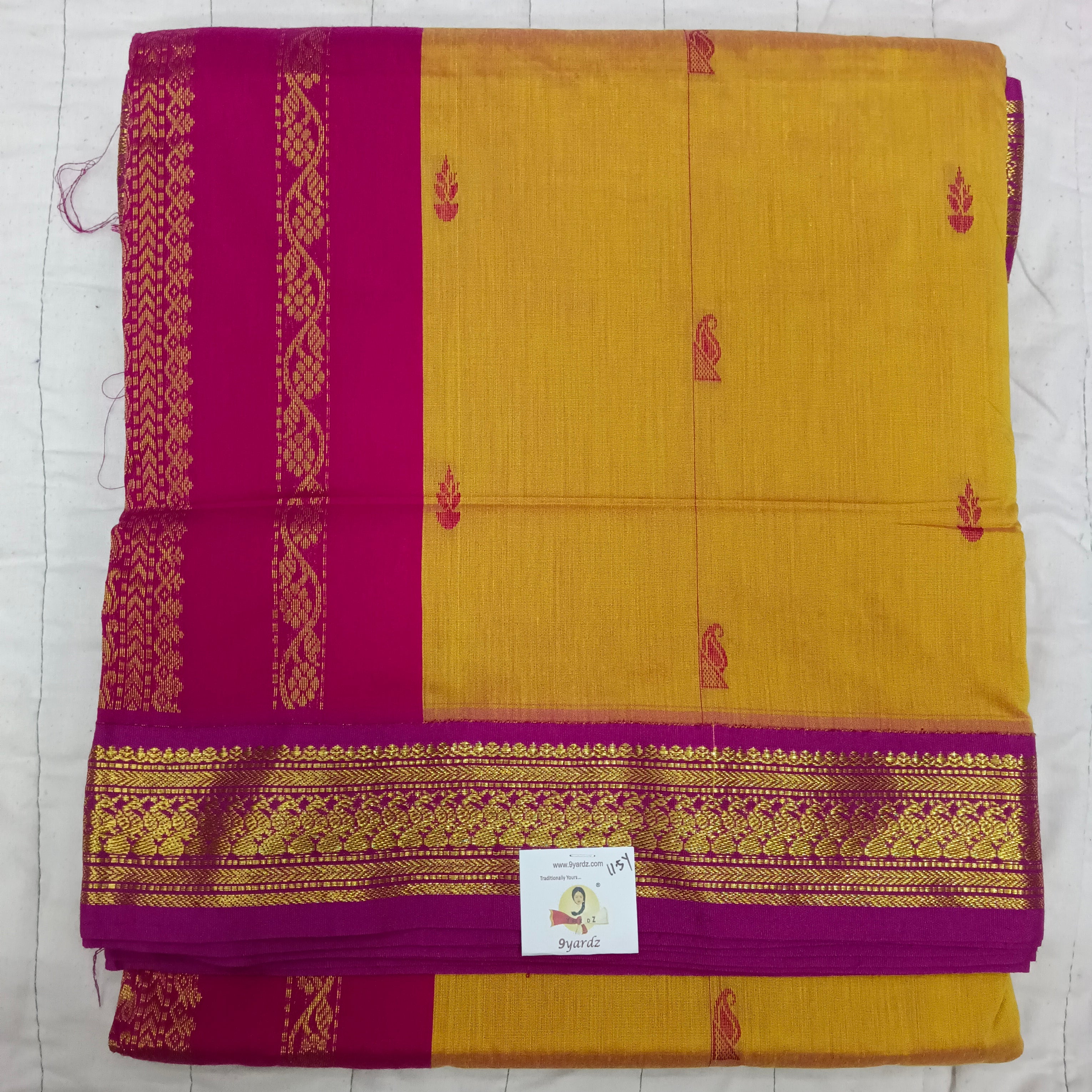 Kalyani cotton 11.5yardz(10.8mtrs)