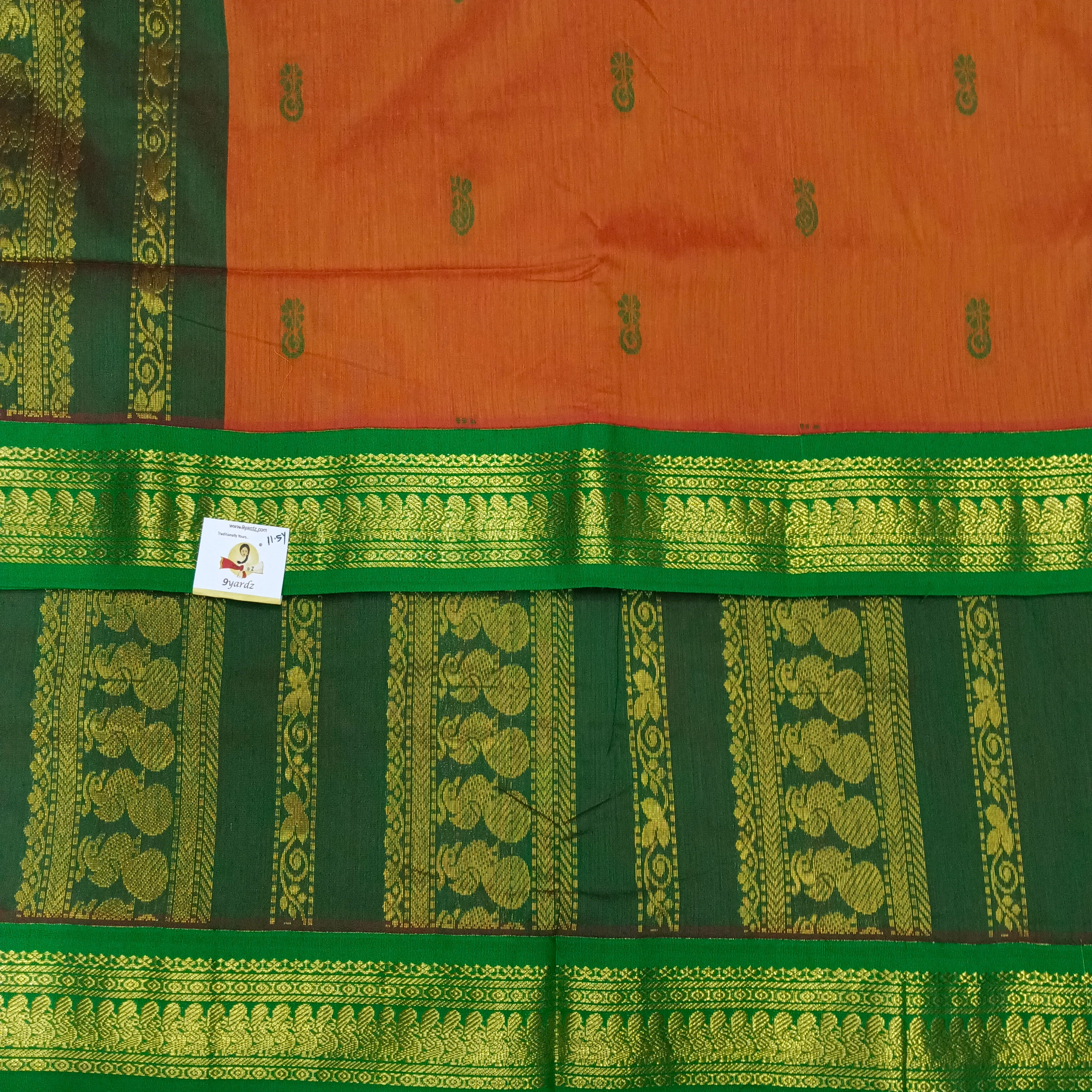 Kalyani cotton 11.5yardz(10.8mtrs)