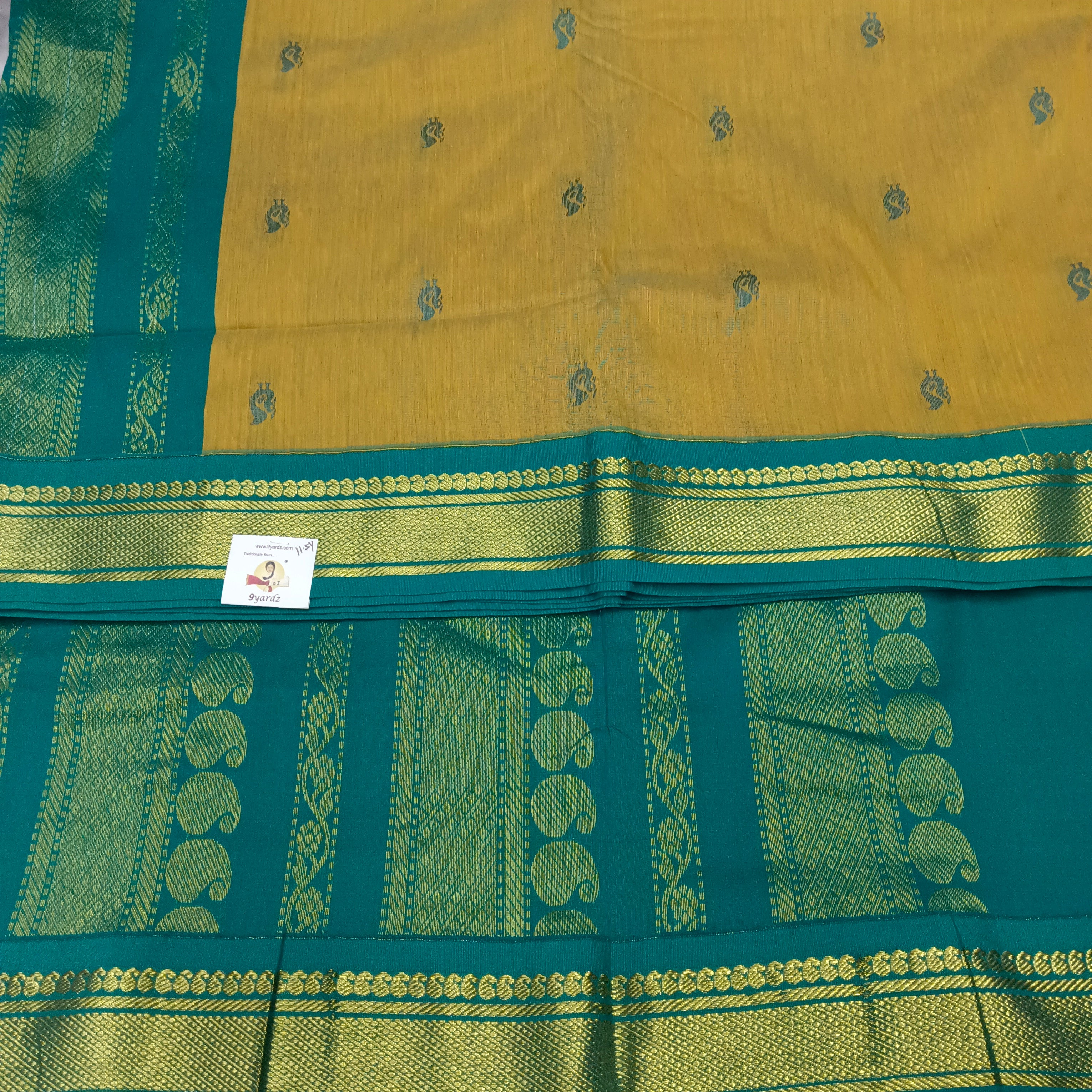Kalyani cotton 11.5yardz(10.8mtrs)