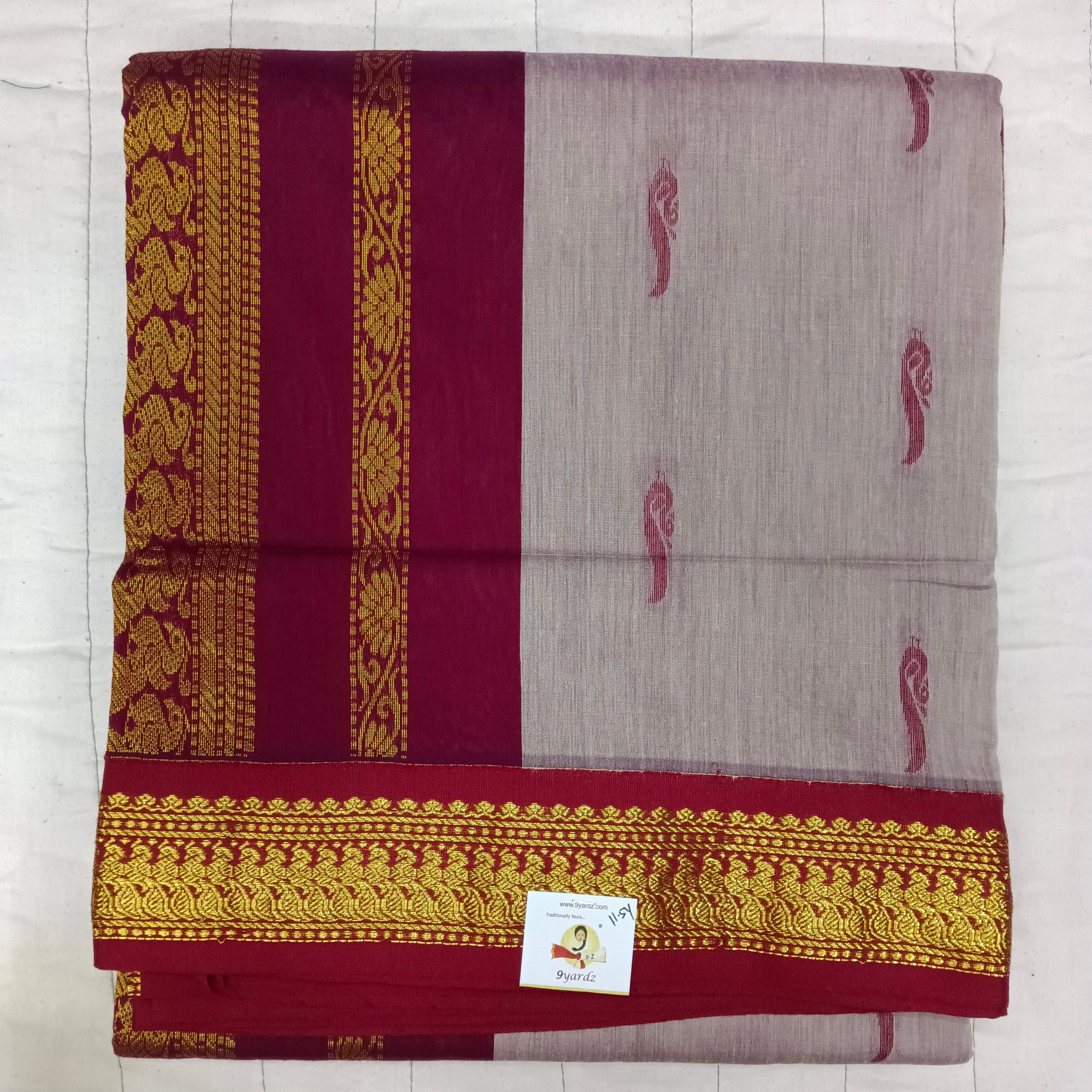 Kalyani cotton 11.5yardz(10.8mtrs)