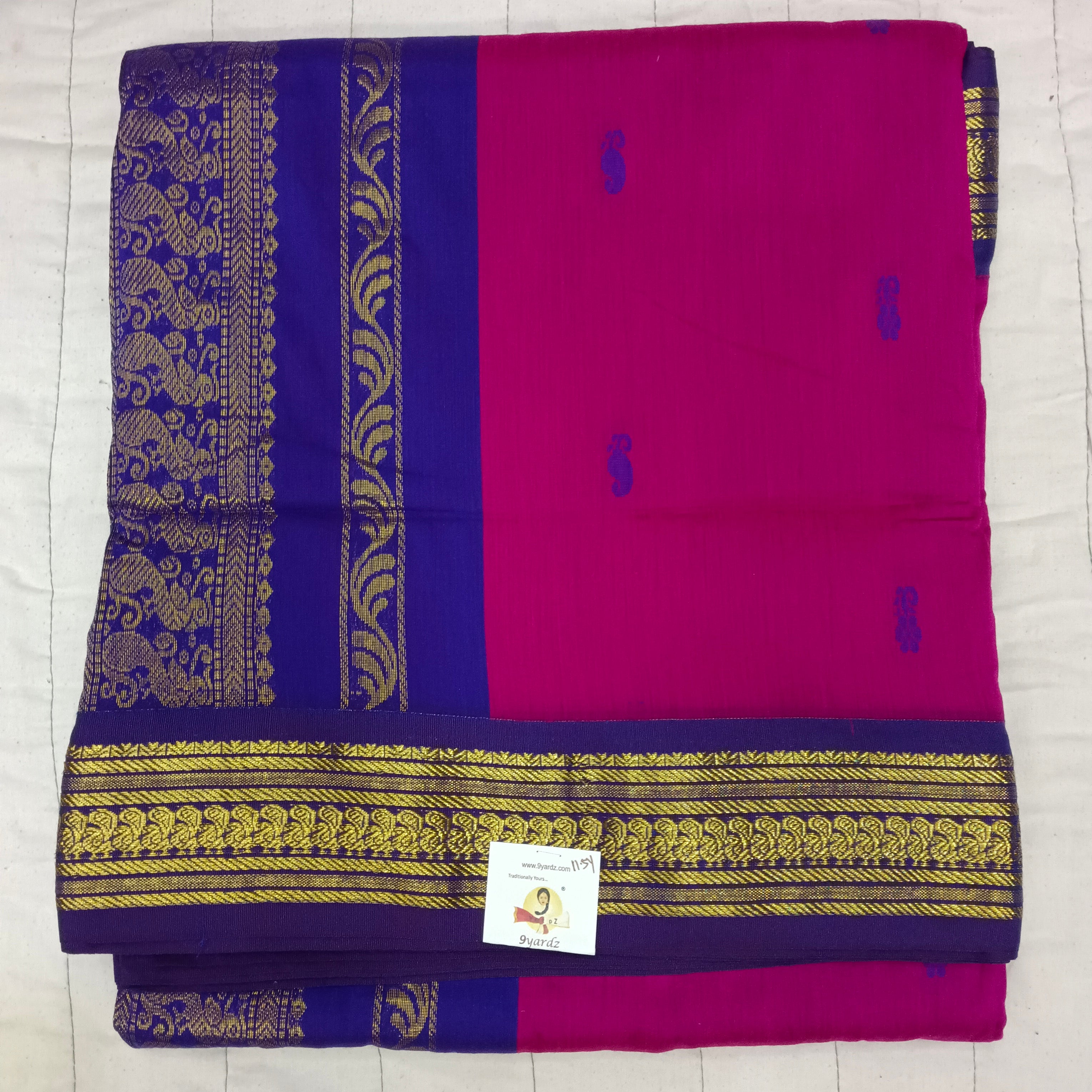 Kalyani cotton 11.5yardz(10.8mtrs)