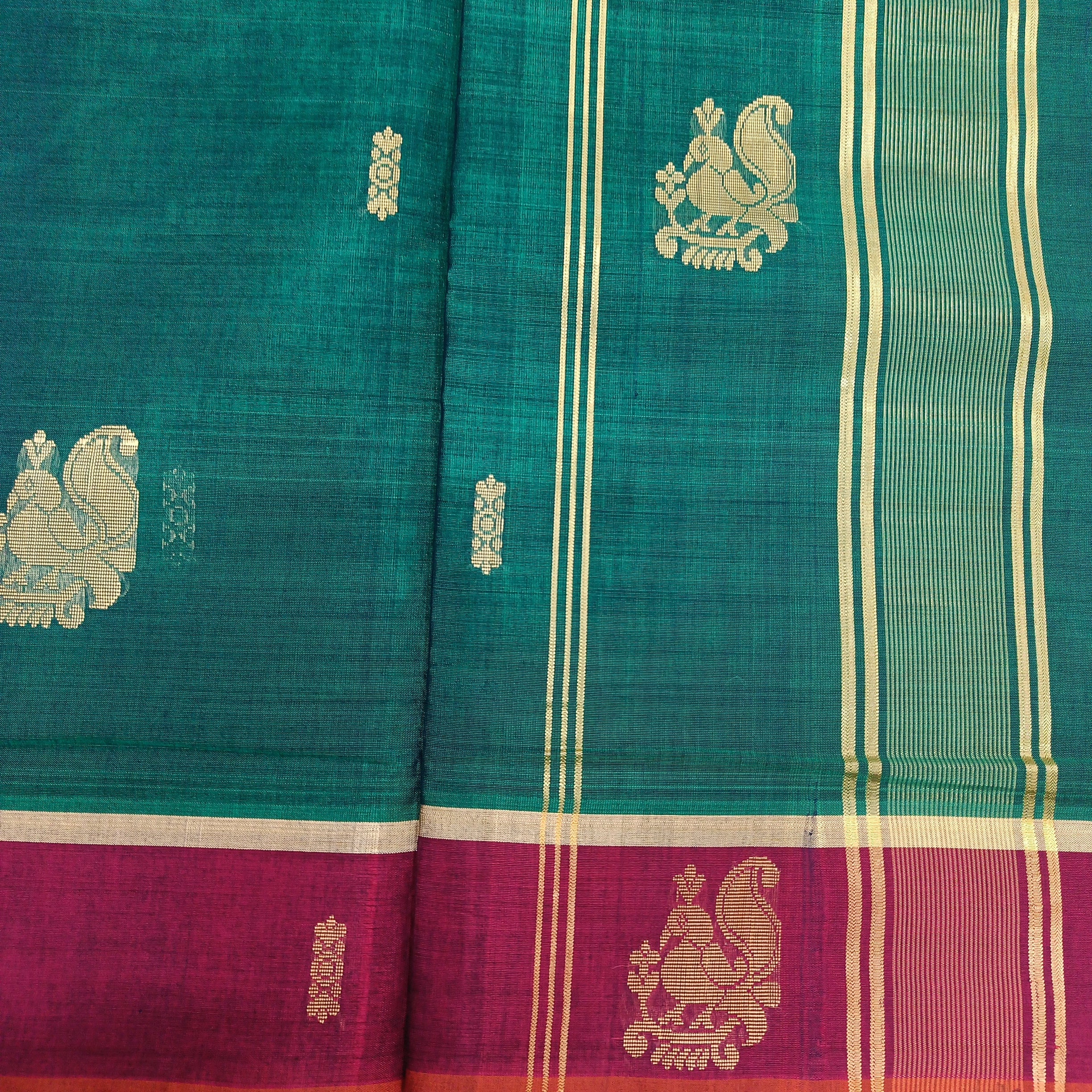 Devendra 10yards Body  Embossed