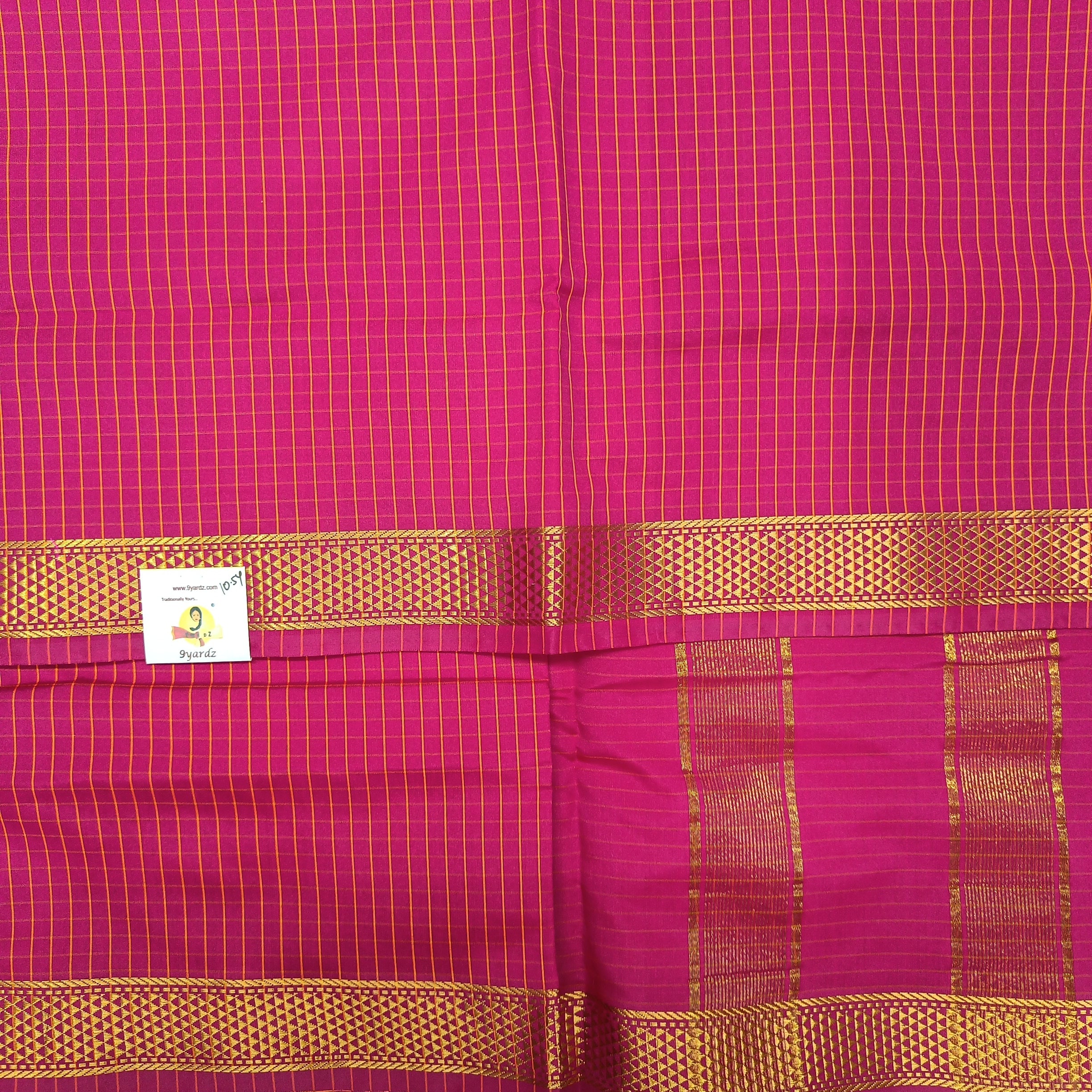 Poly silk 10.5yards madisar checked