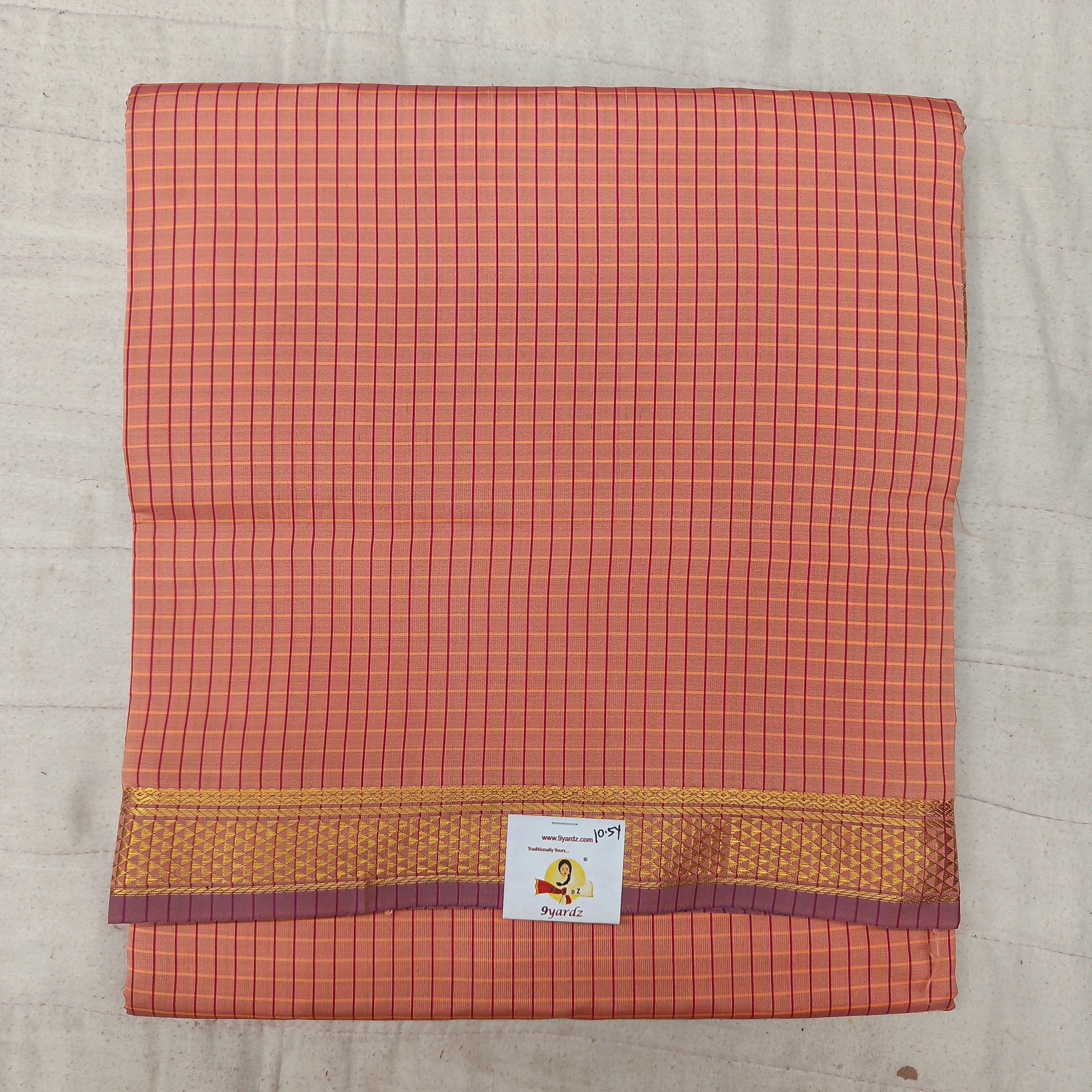 Poly silk 10.5yards madisar checked