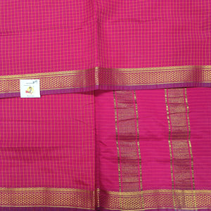 Poly silk 10.5yards madisar checked