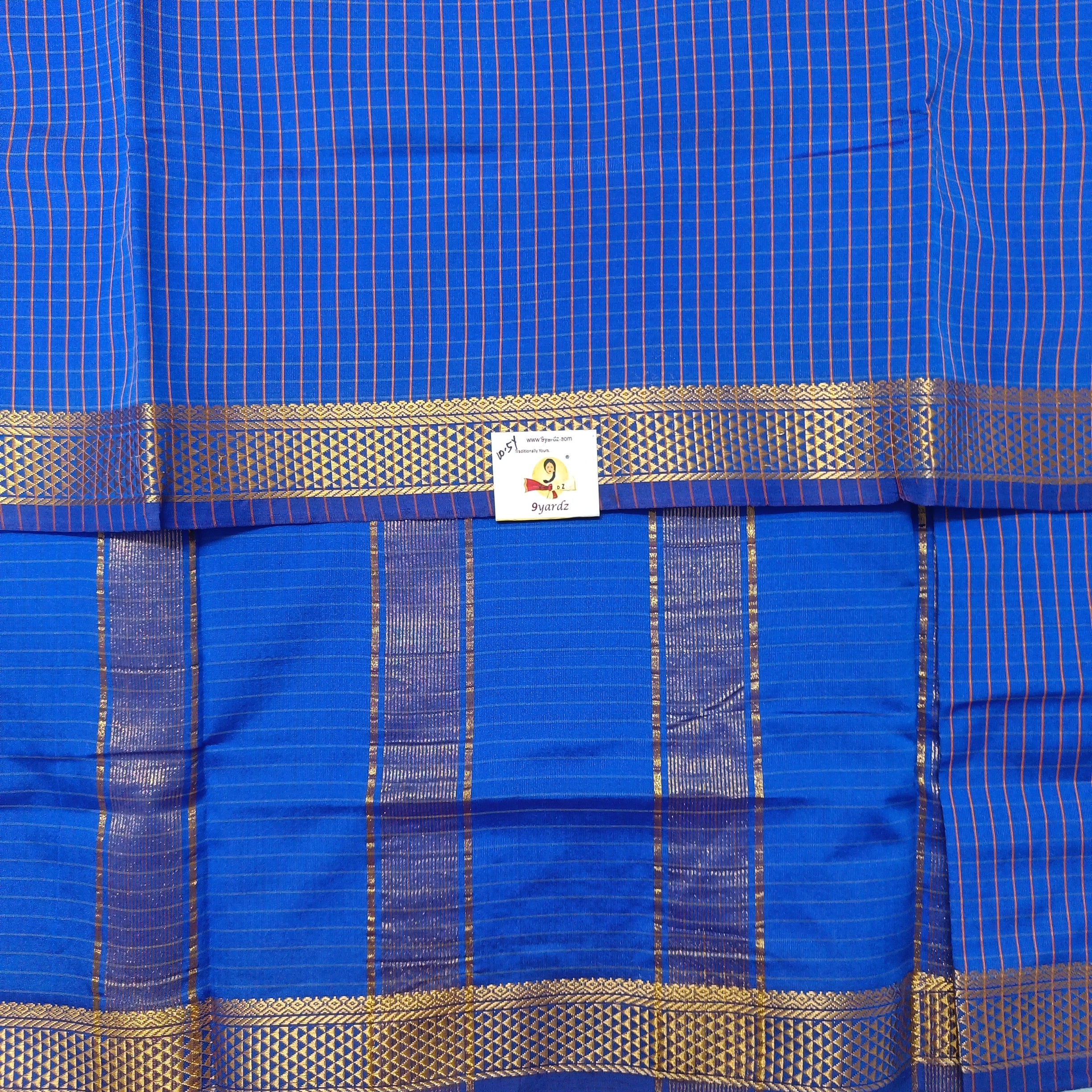 Poly silk 10.5yards madisar checked