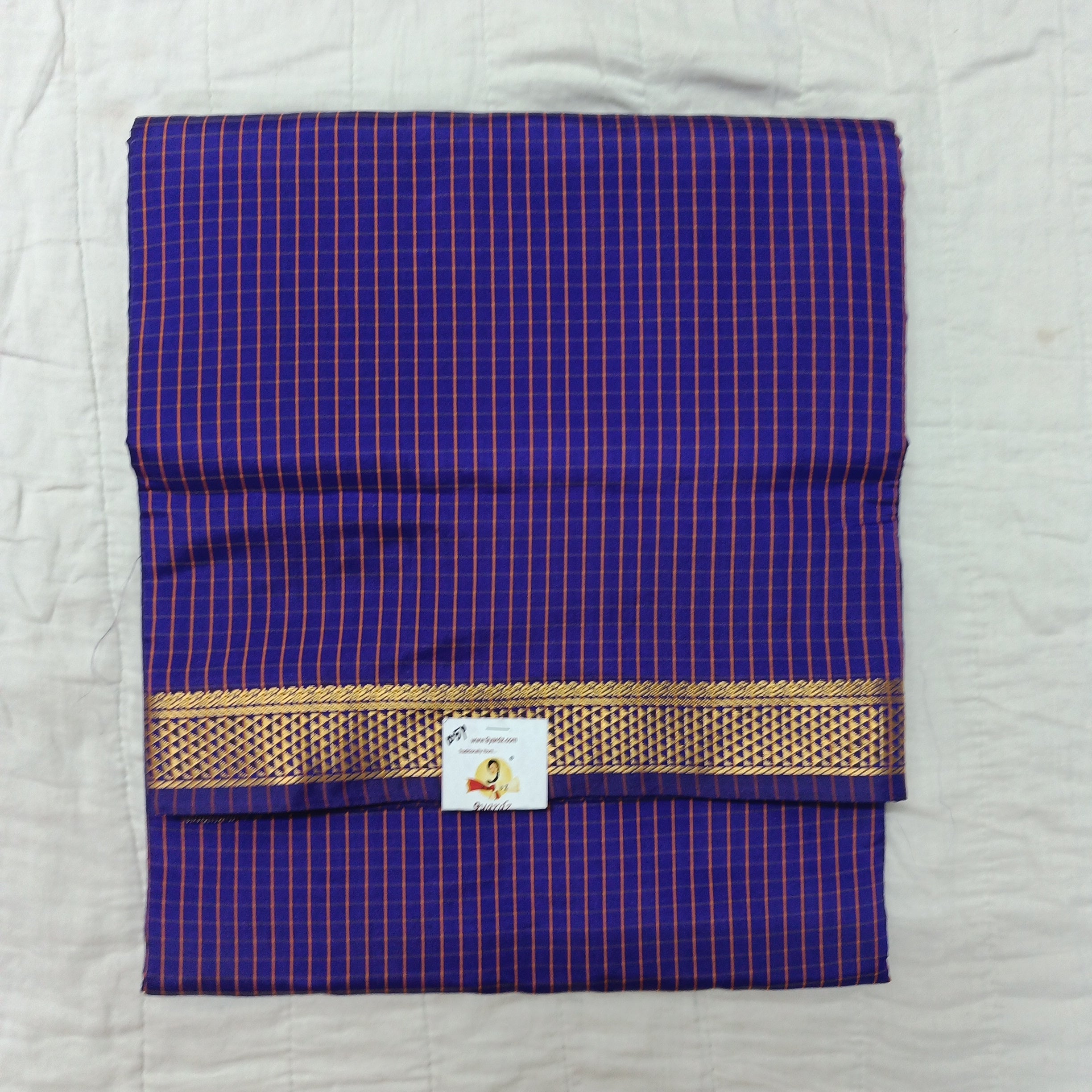 Poly silk 10.5yards madisar checked