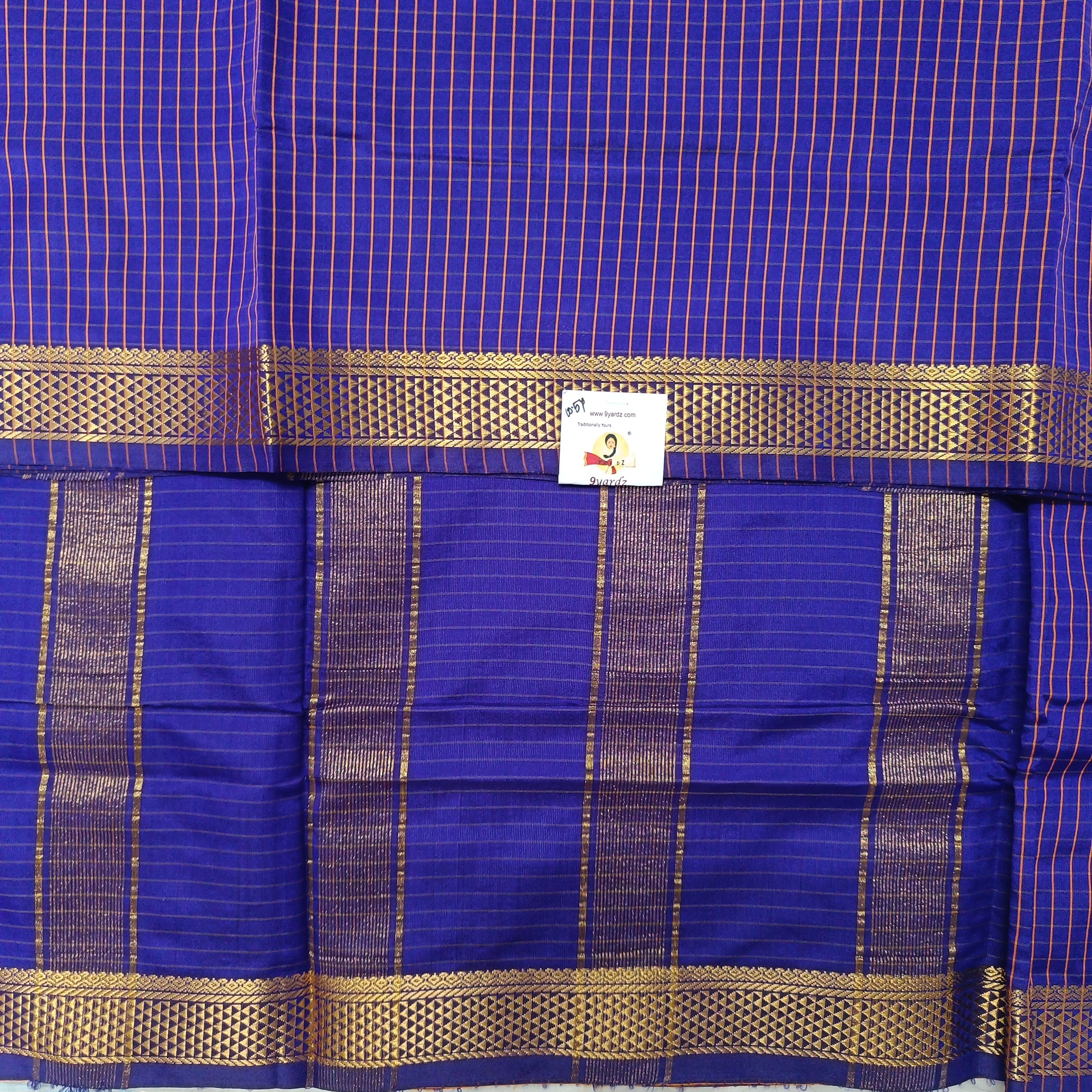 Poly silk 10.5yards madisar checked