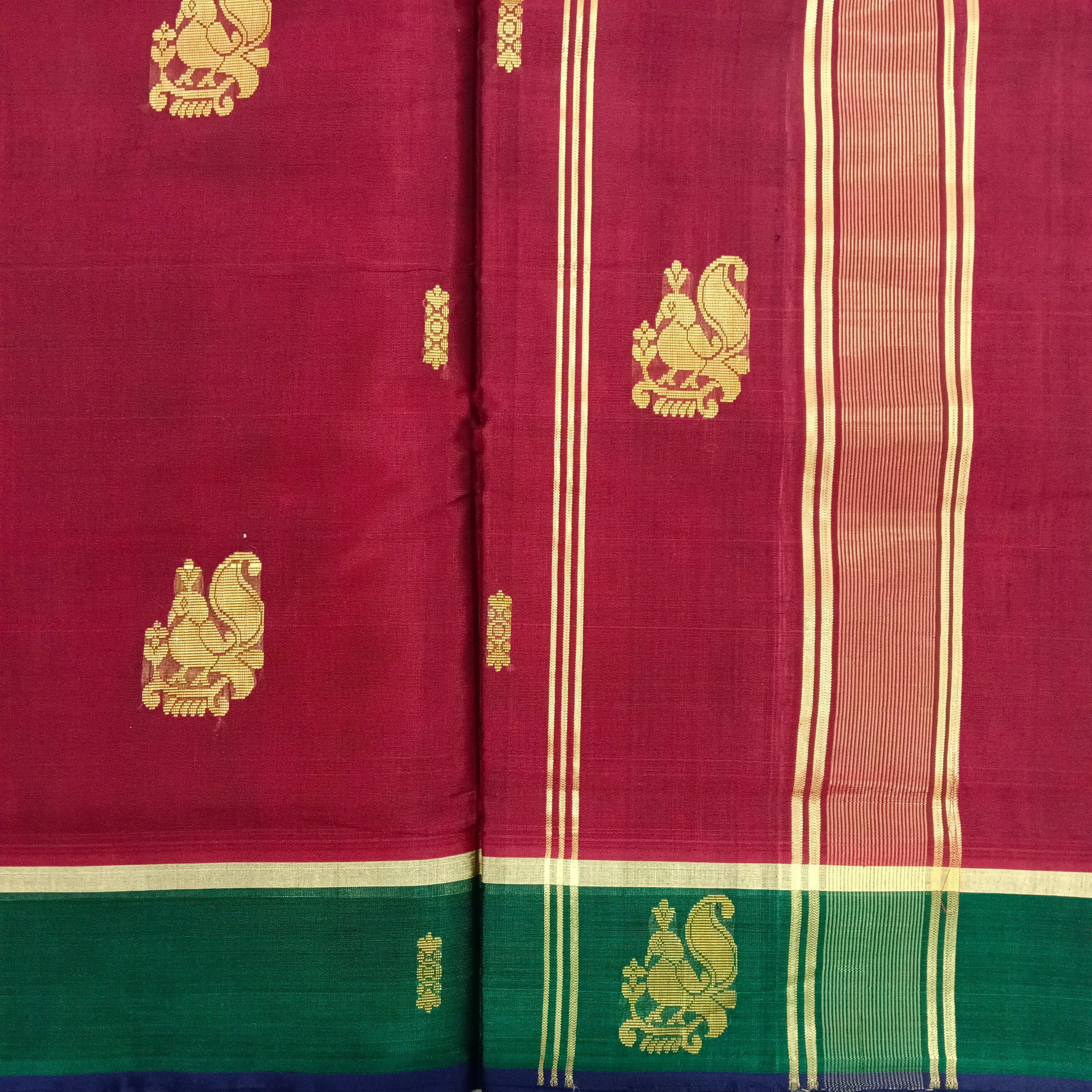 Devendra 10yards Body  Embossed