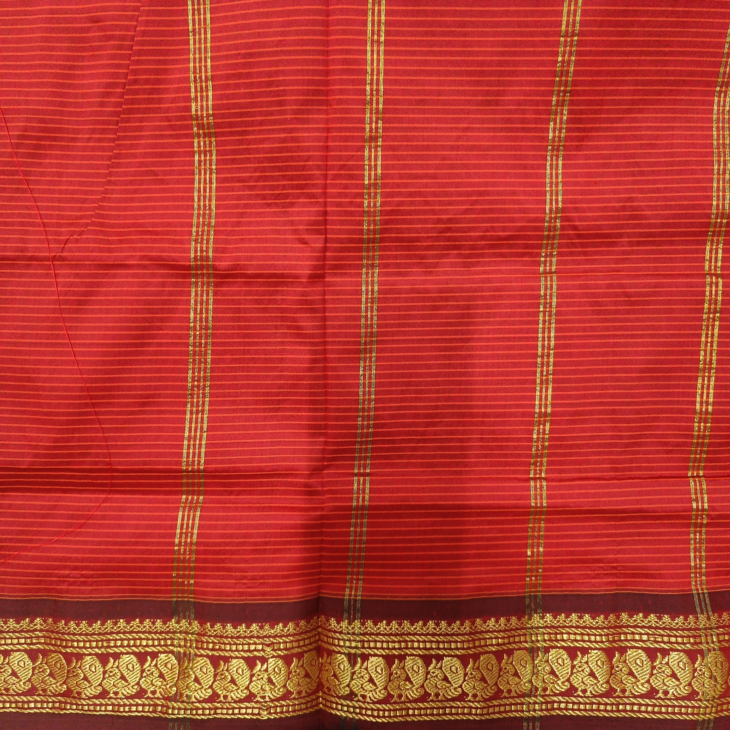 Poly silk 9.5yards madisar checked
