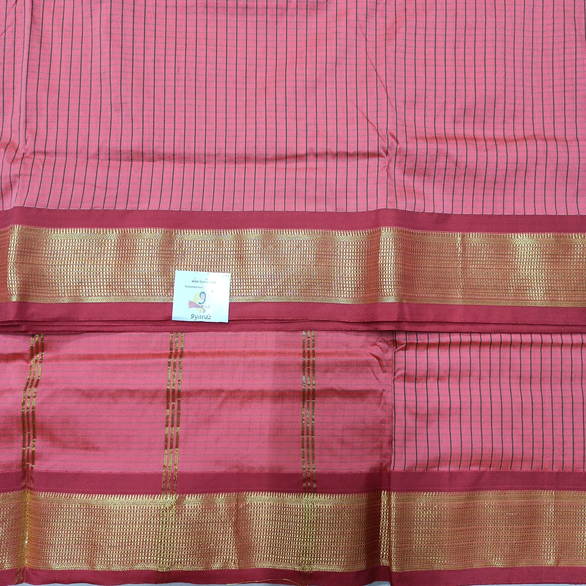Poly silk 9.5yards madisar checked