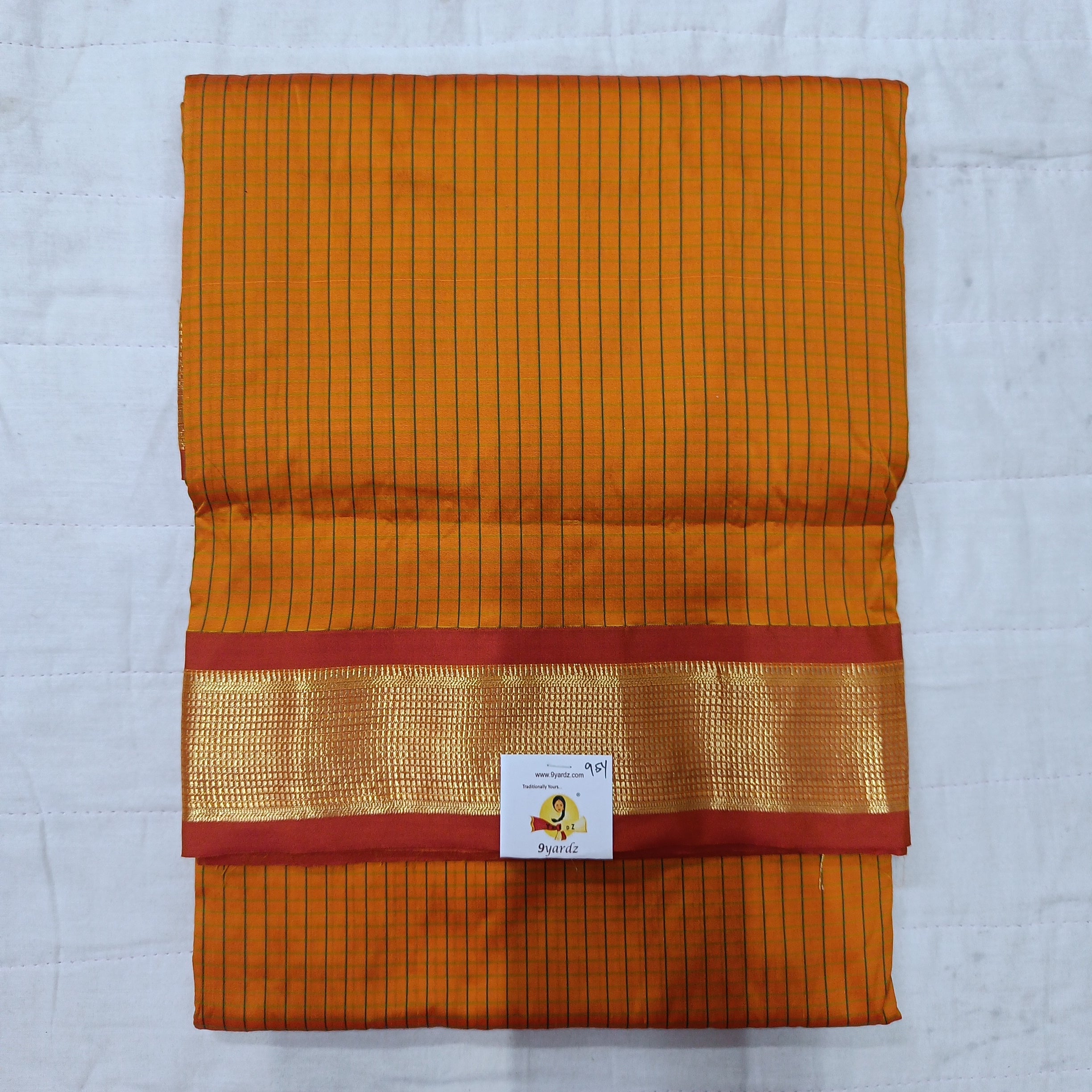 Poly silk 9.5yards madisar checked