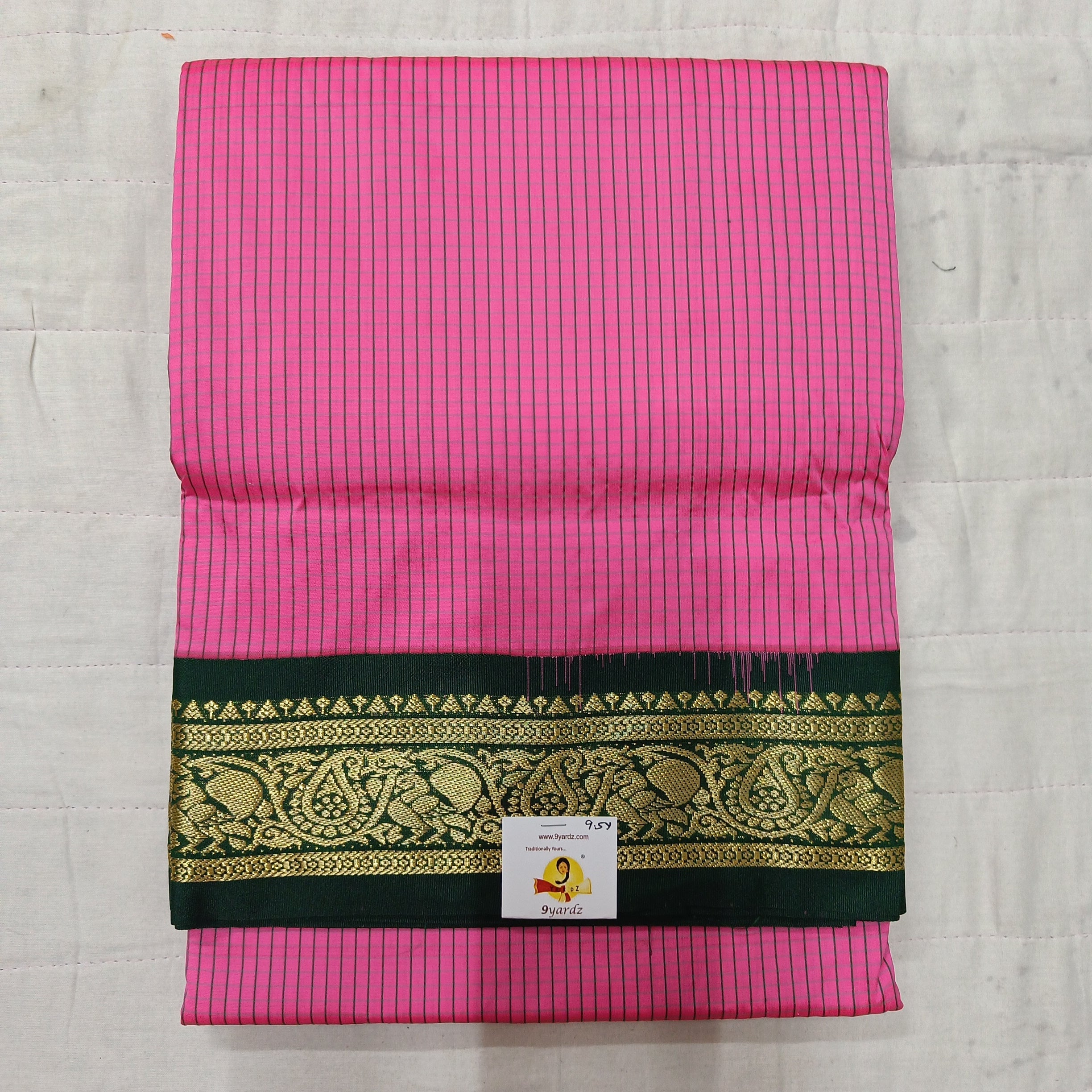 Poly silk 9.5yards madisar checked