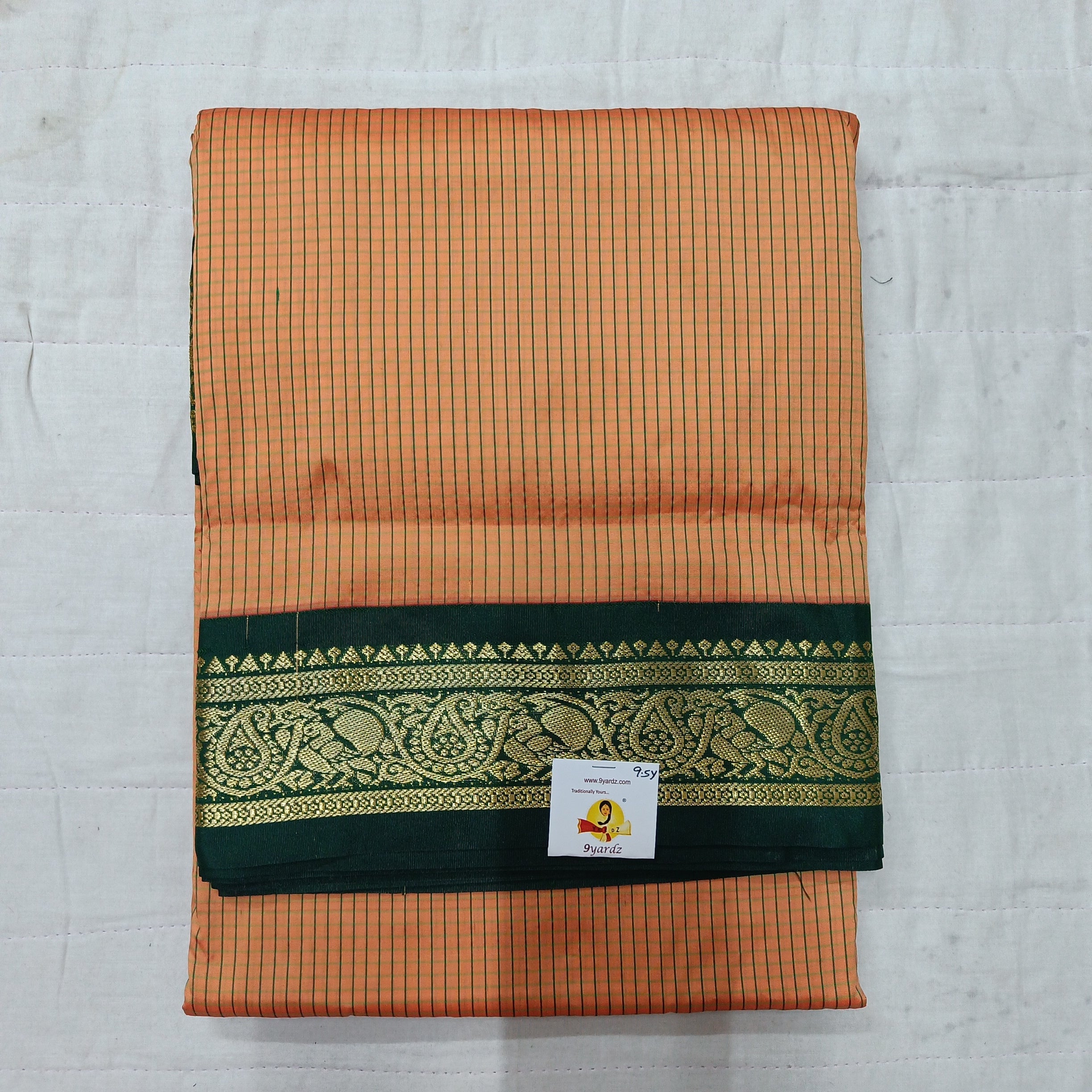 Poly silk 9.5yards madisar checked