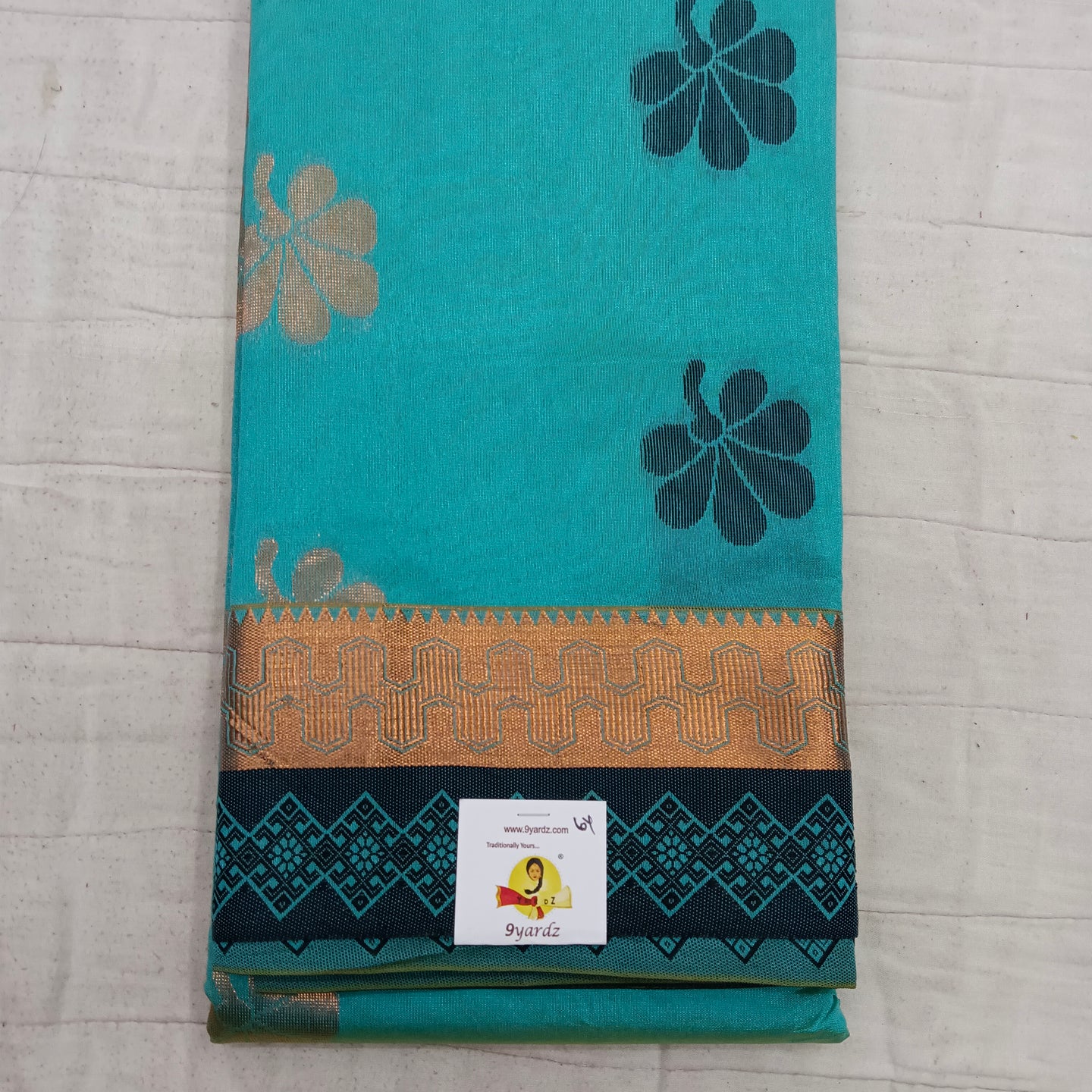 Fancy poly mix gifting sarees