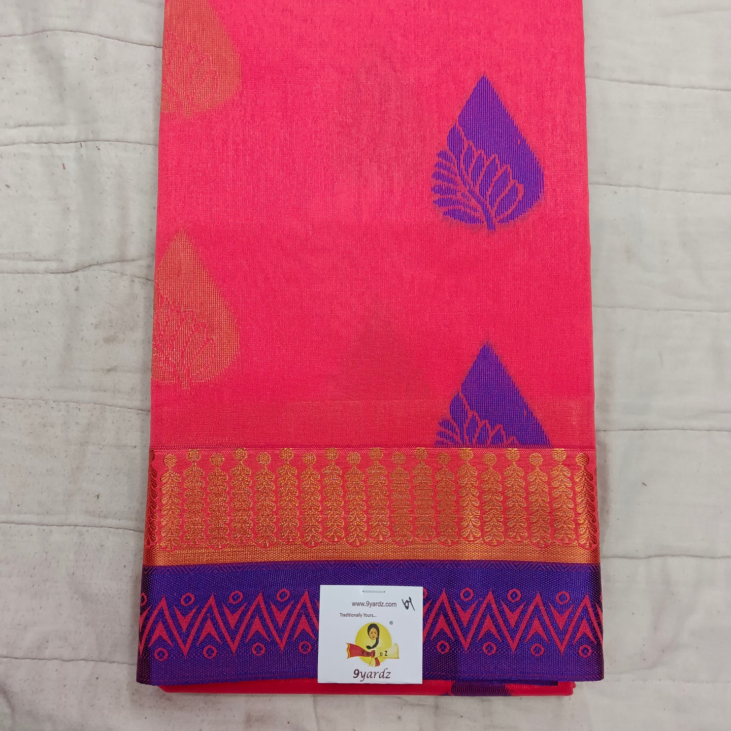 Fancy poly mix gifting sarees