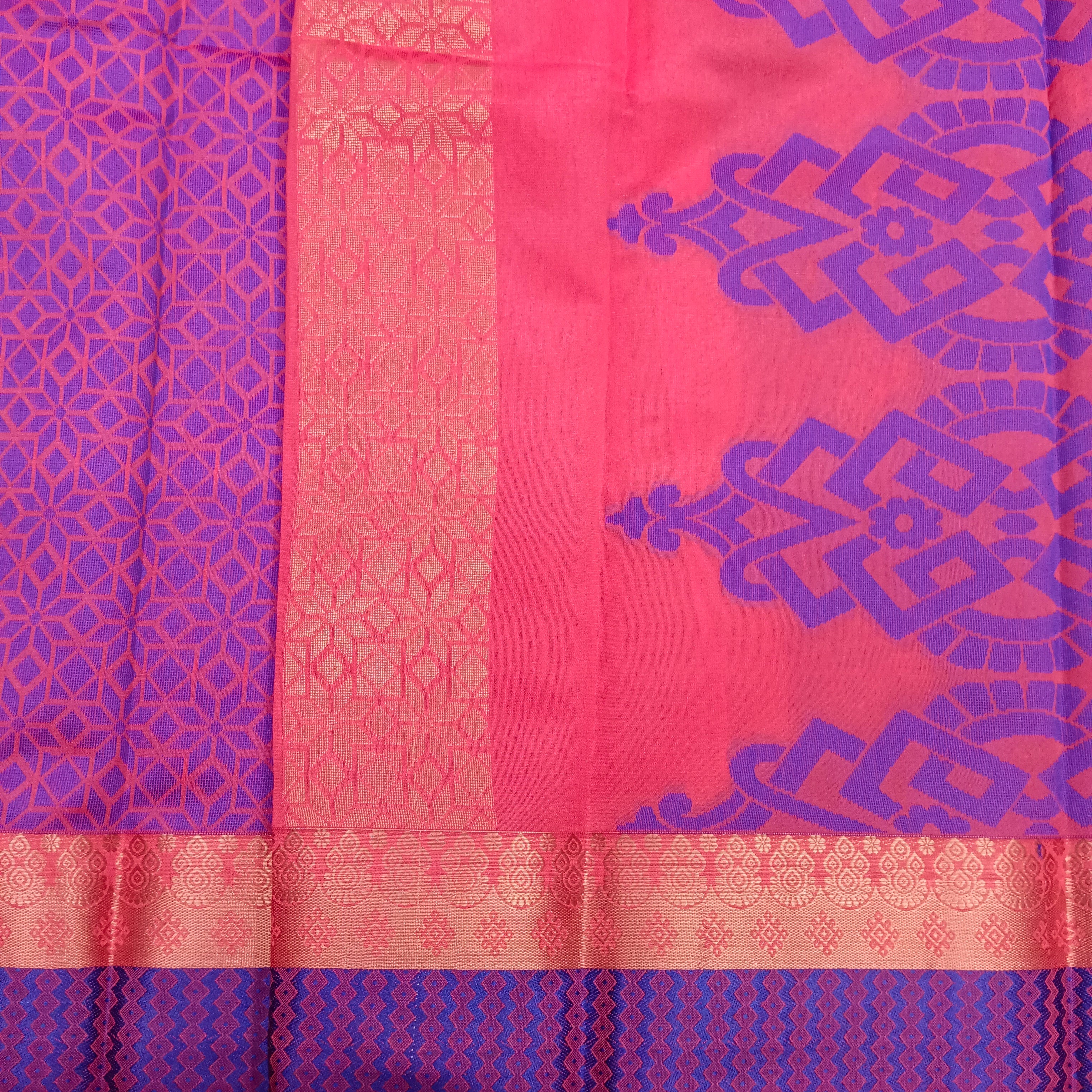 Fancy poly mix gifting sarees