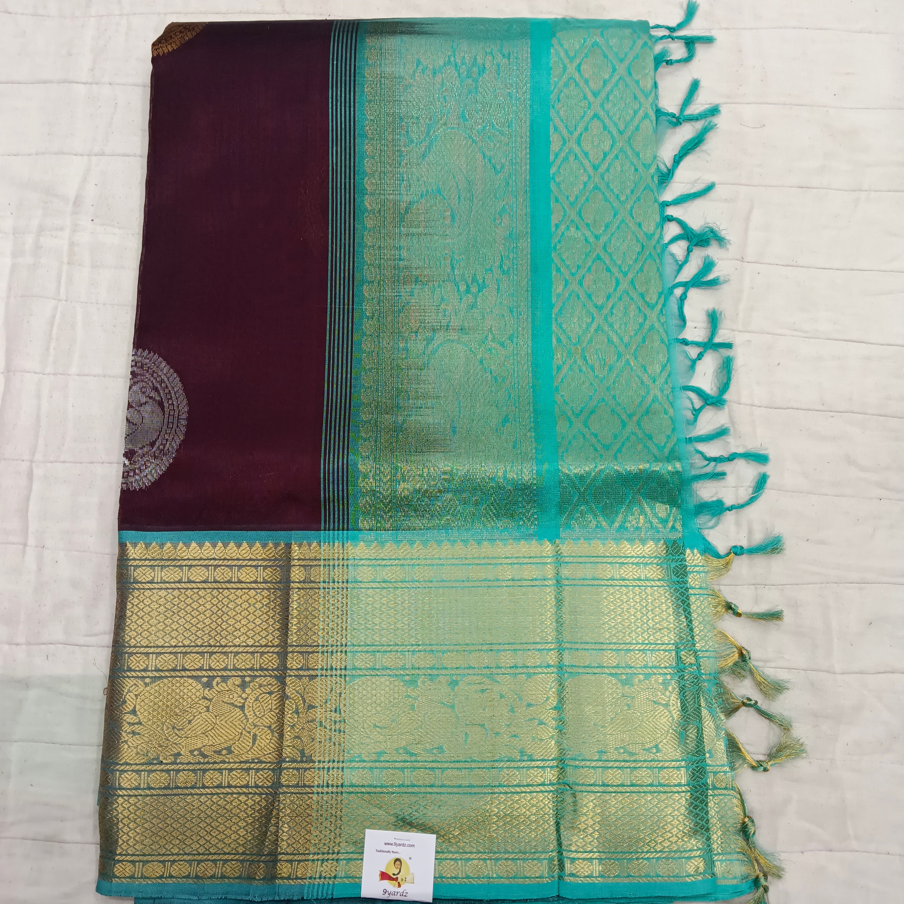 Pure silk cotton 6 yards