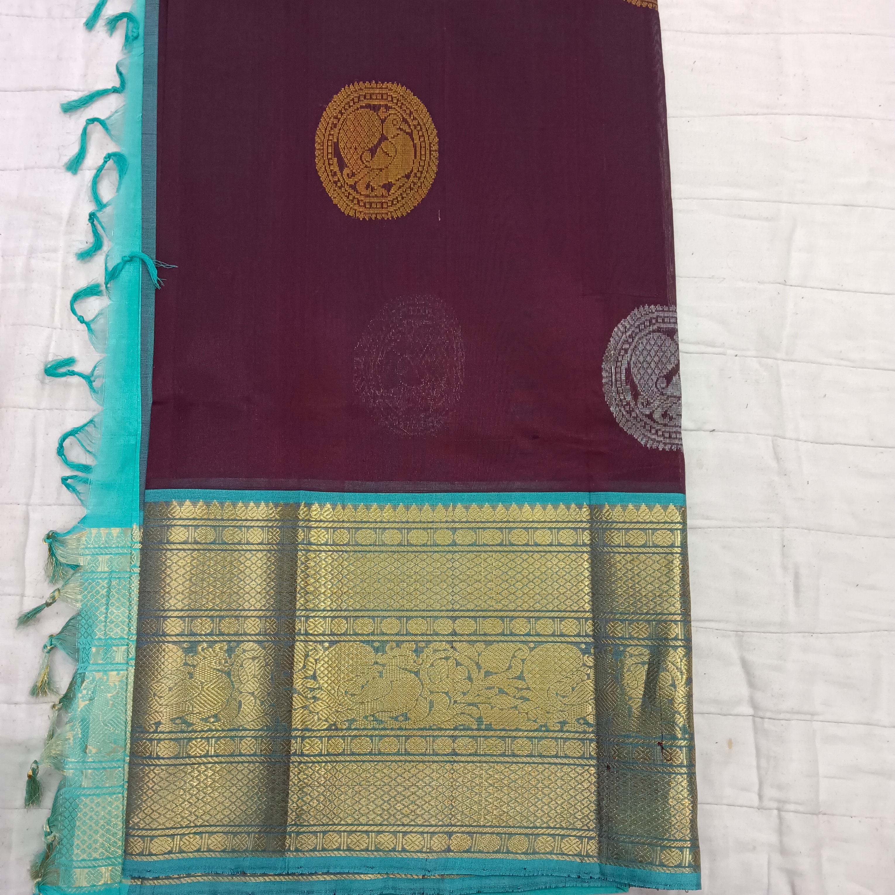 Pure silk cotton 6 yards