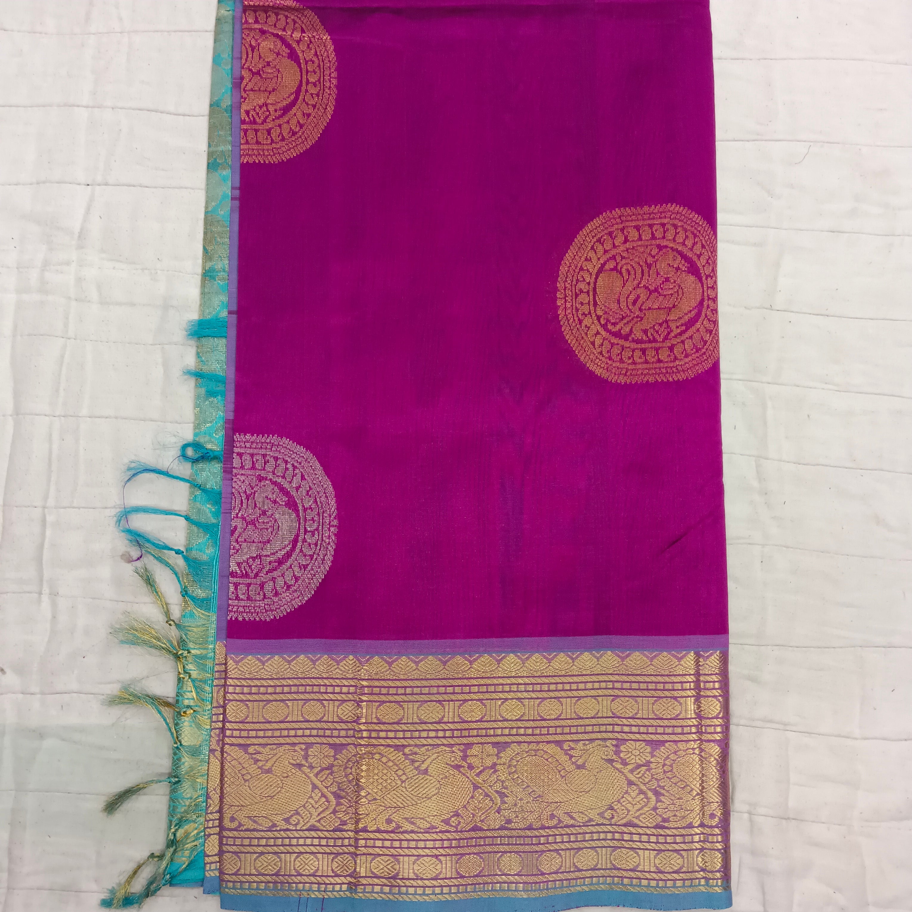 Pure silk cotton 6 yards