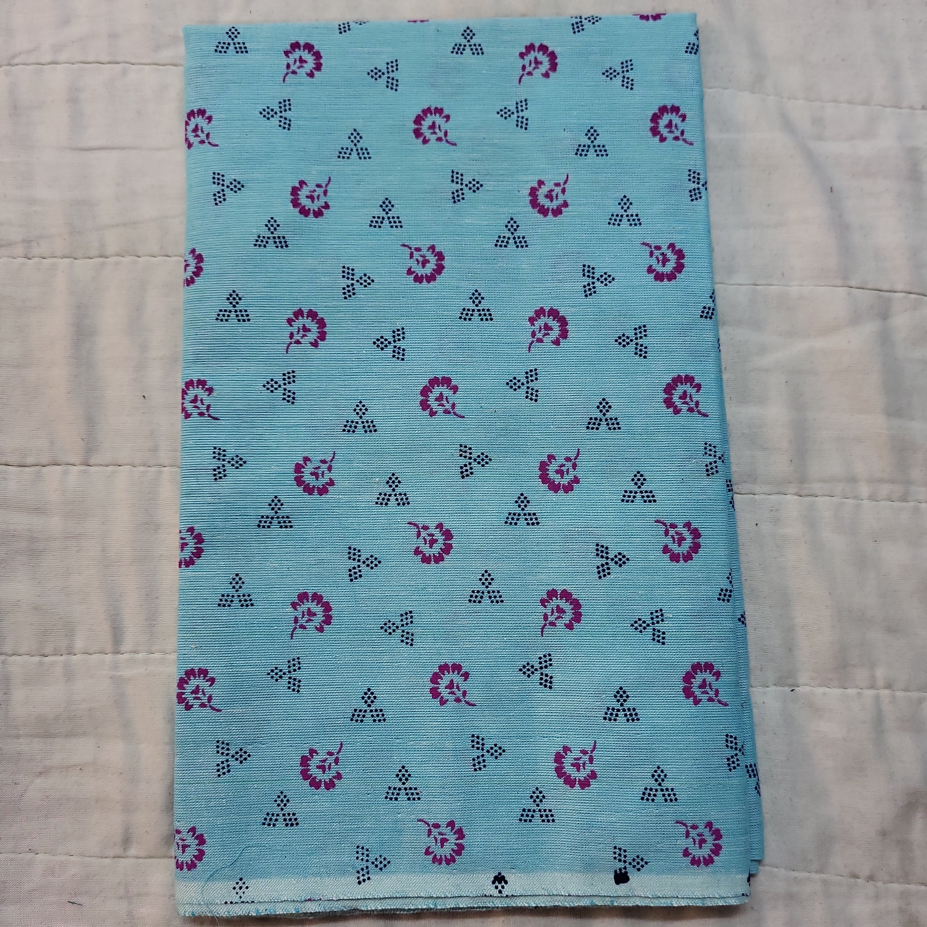 Printed cotton blouse bits