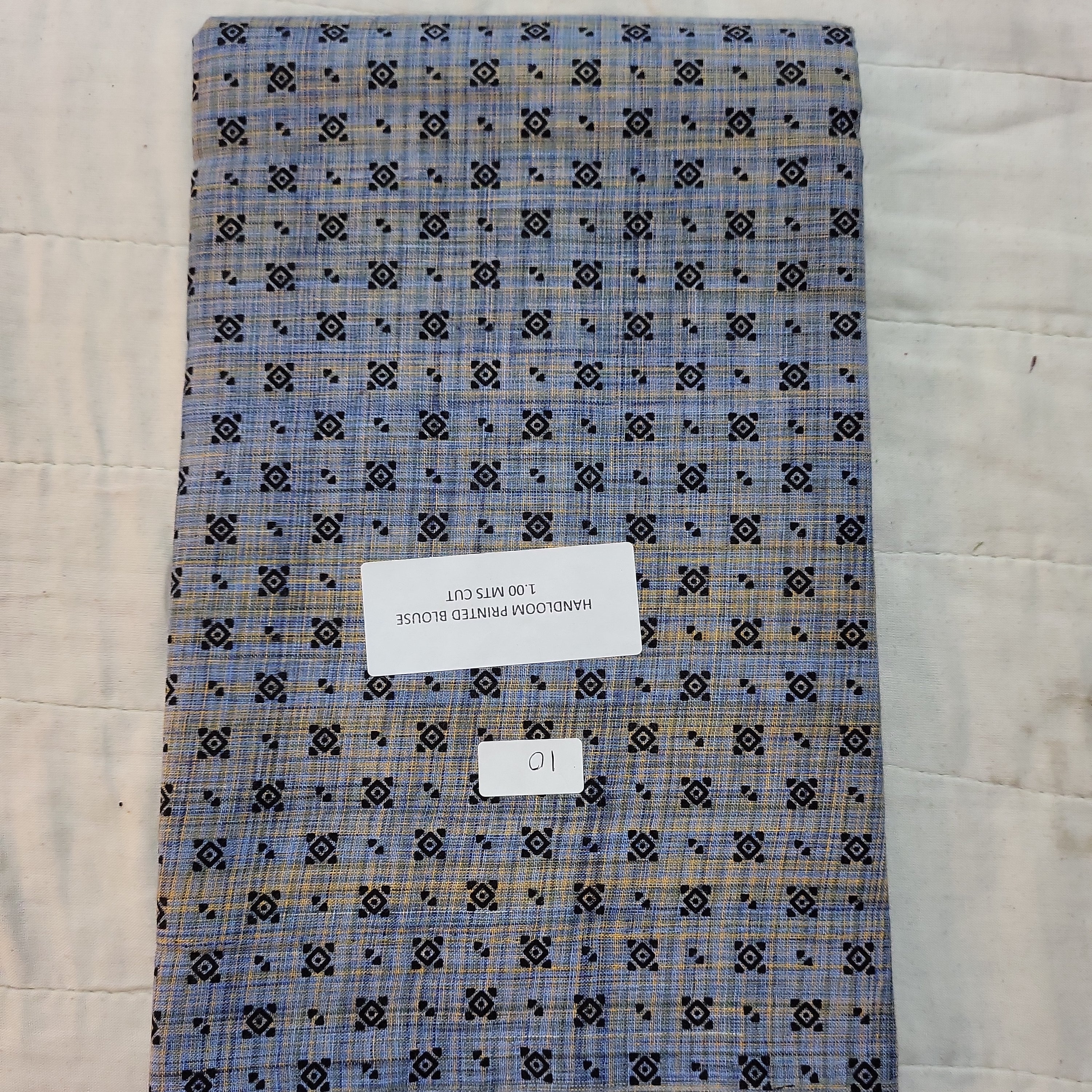 Printed cotton blouse bits