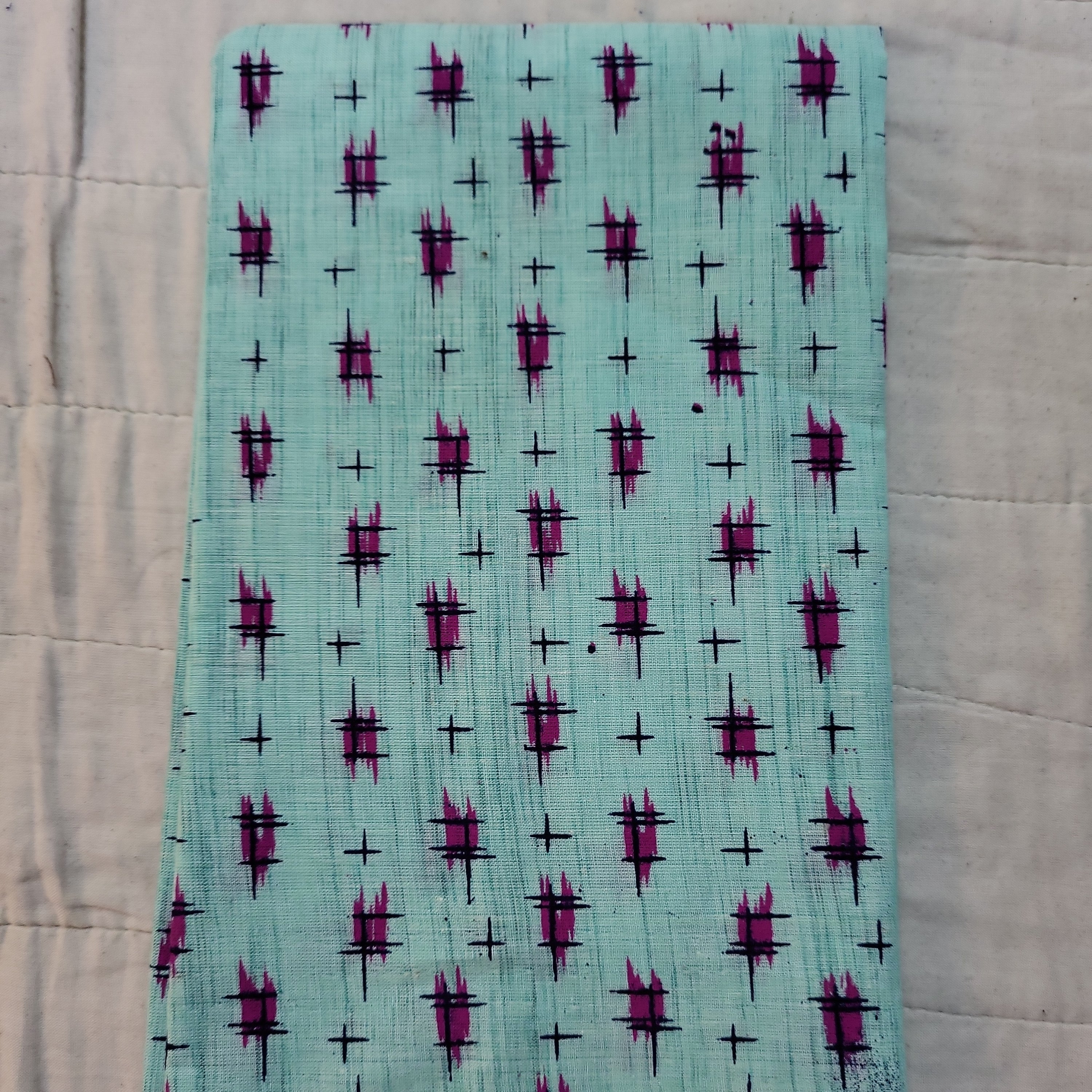 Printed cotton blouse bits