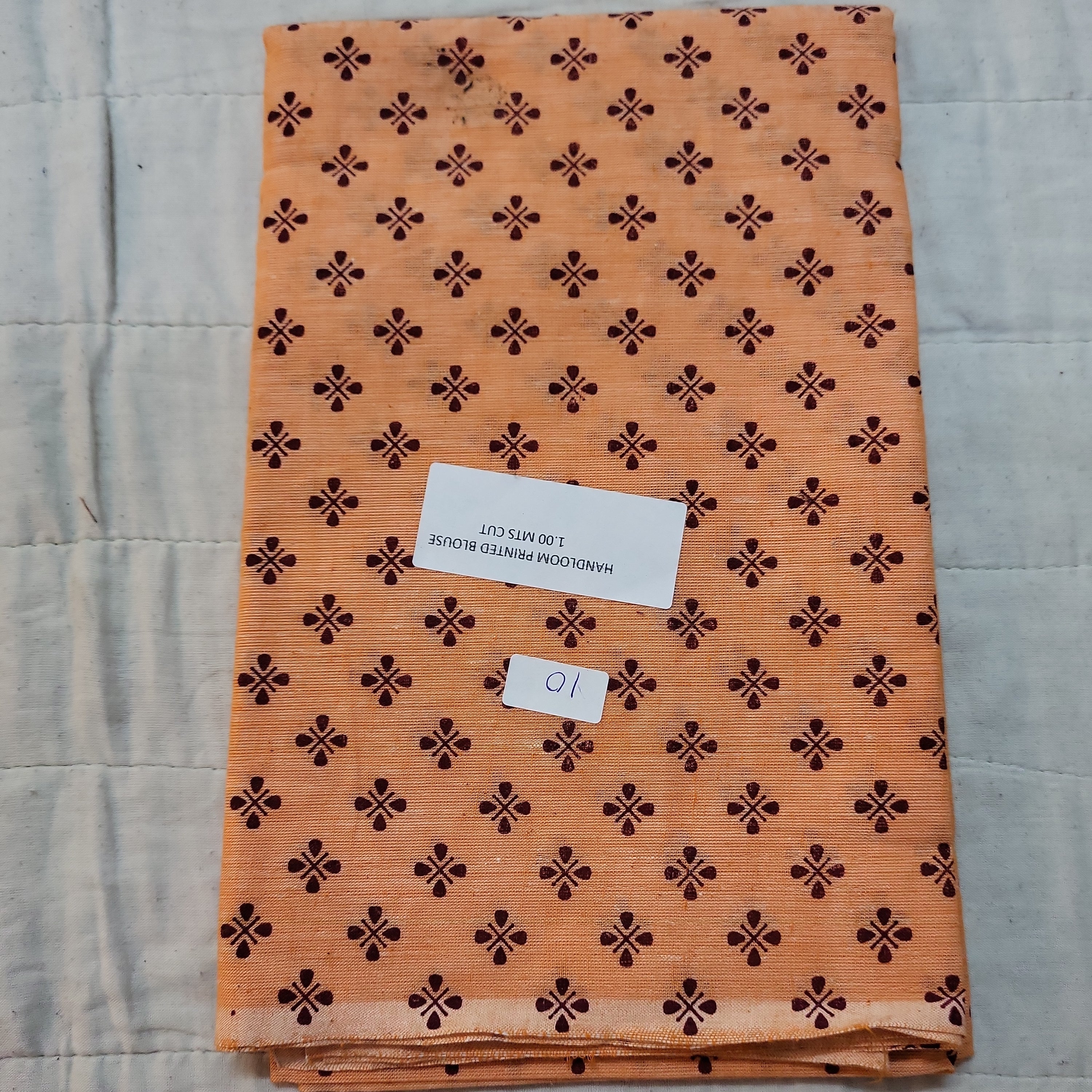 Printed cotton blouse bits