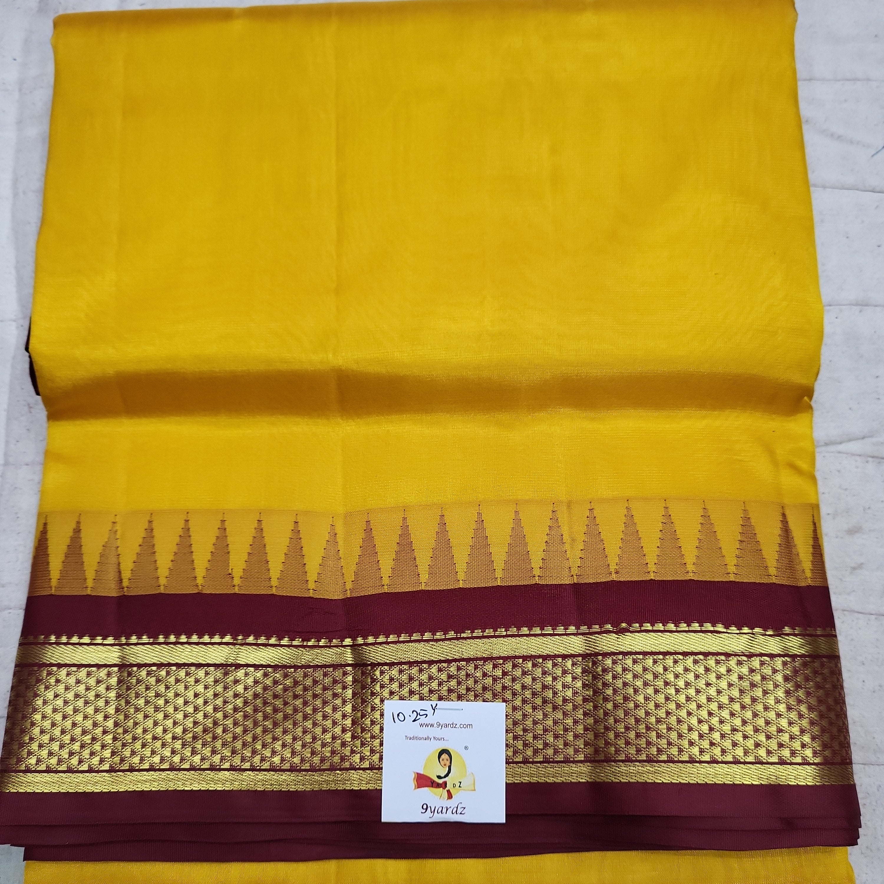 Pure silk 10.25 yardz