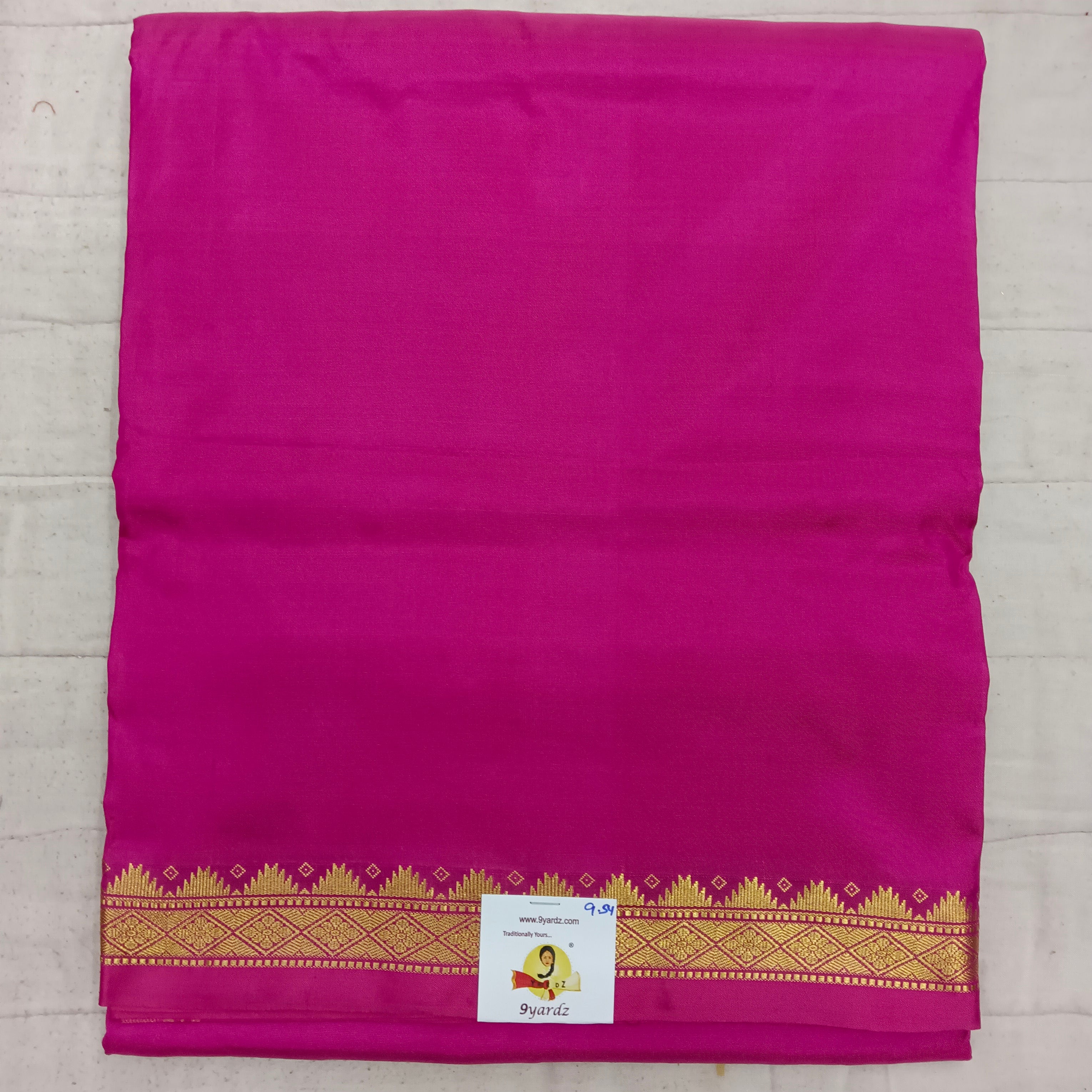 Pure silk 9.5yardz