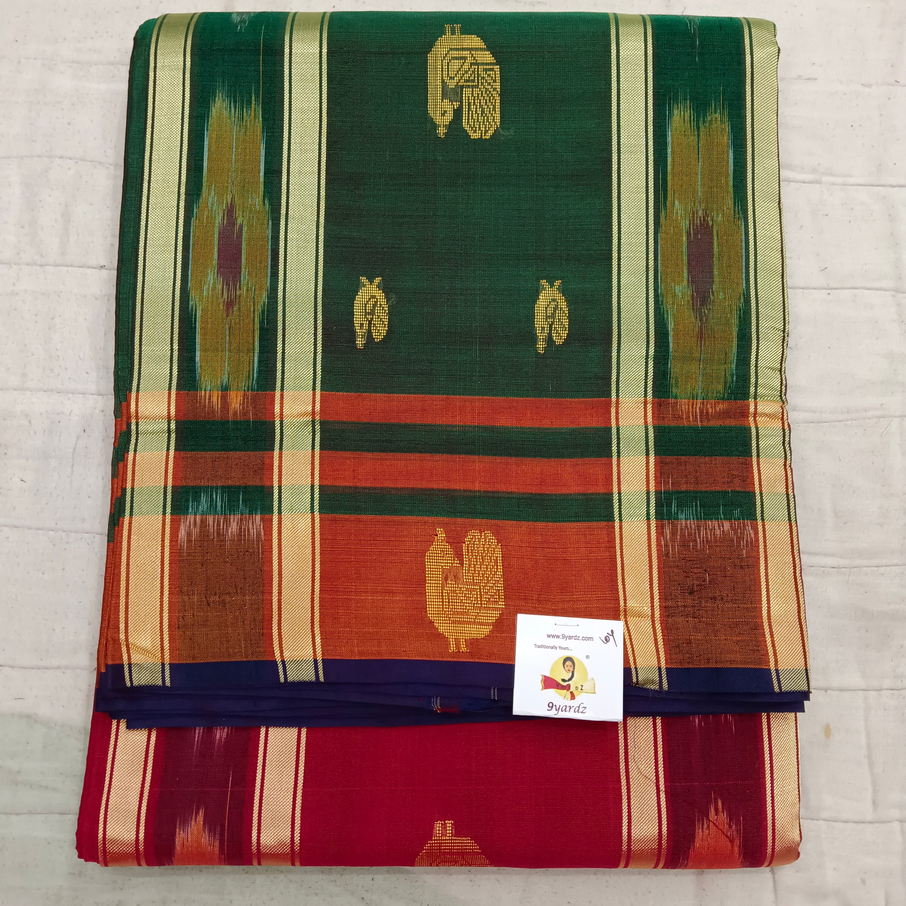 Devendra 10yards Body  Embossed