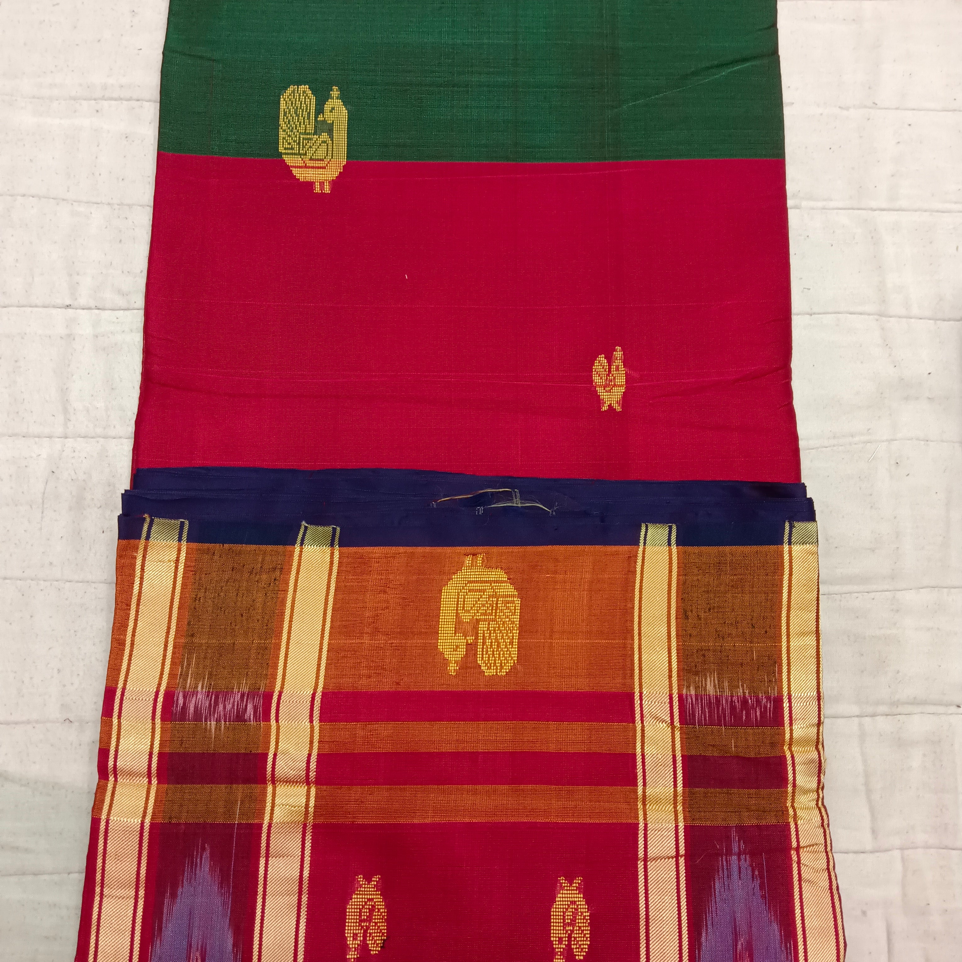 Devendra 10yards Body  Embossed