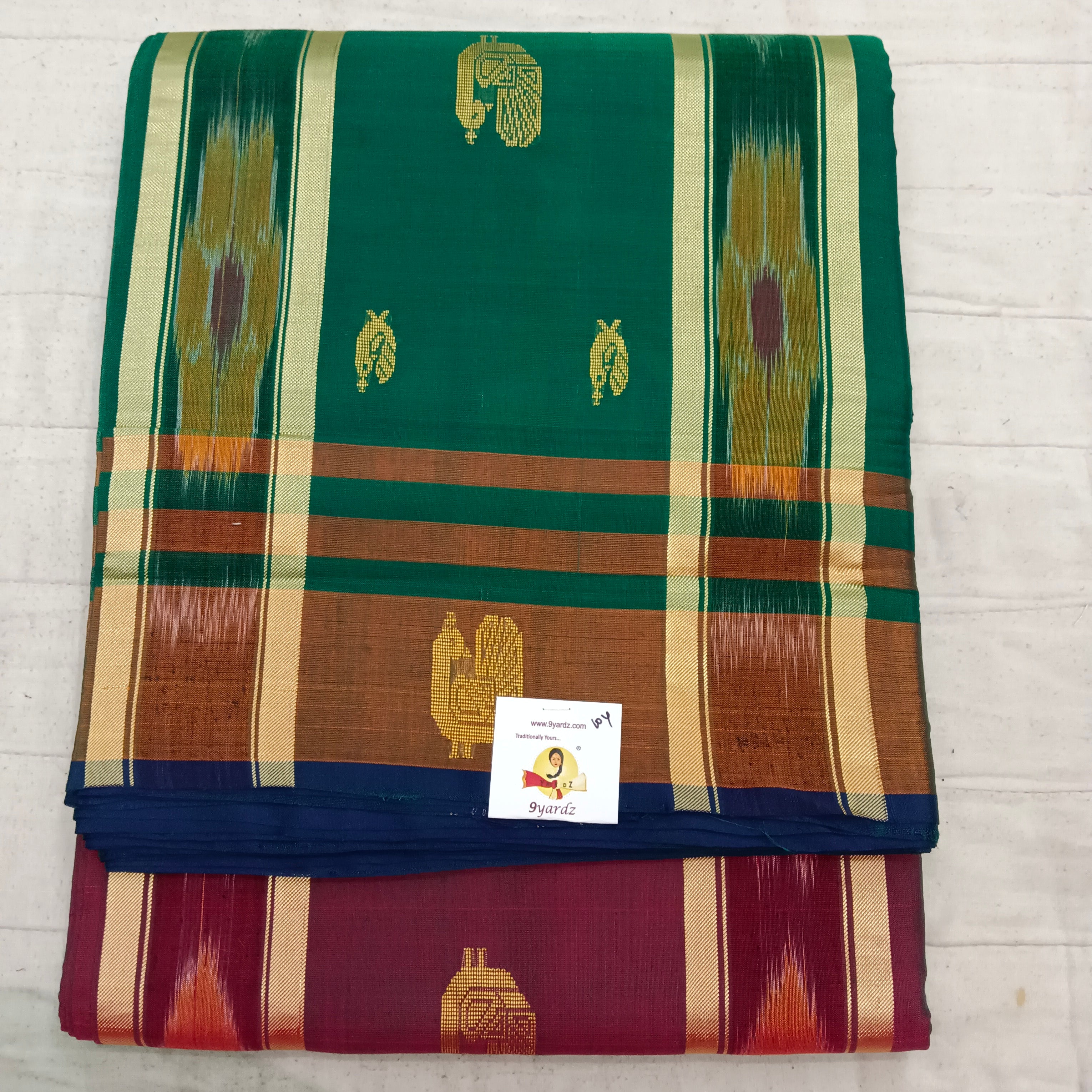 Devendra 10yards Body  Embossed