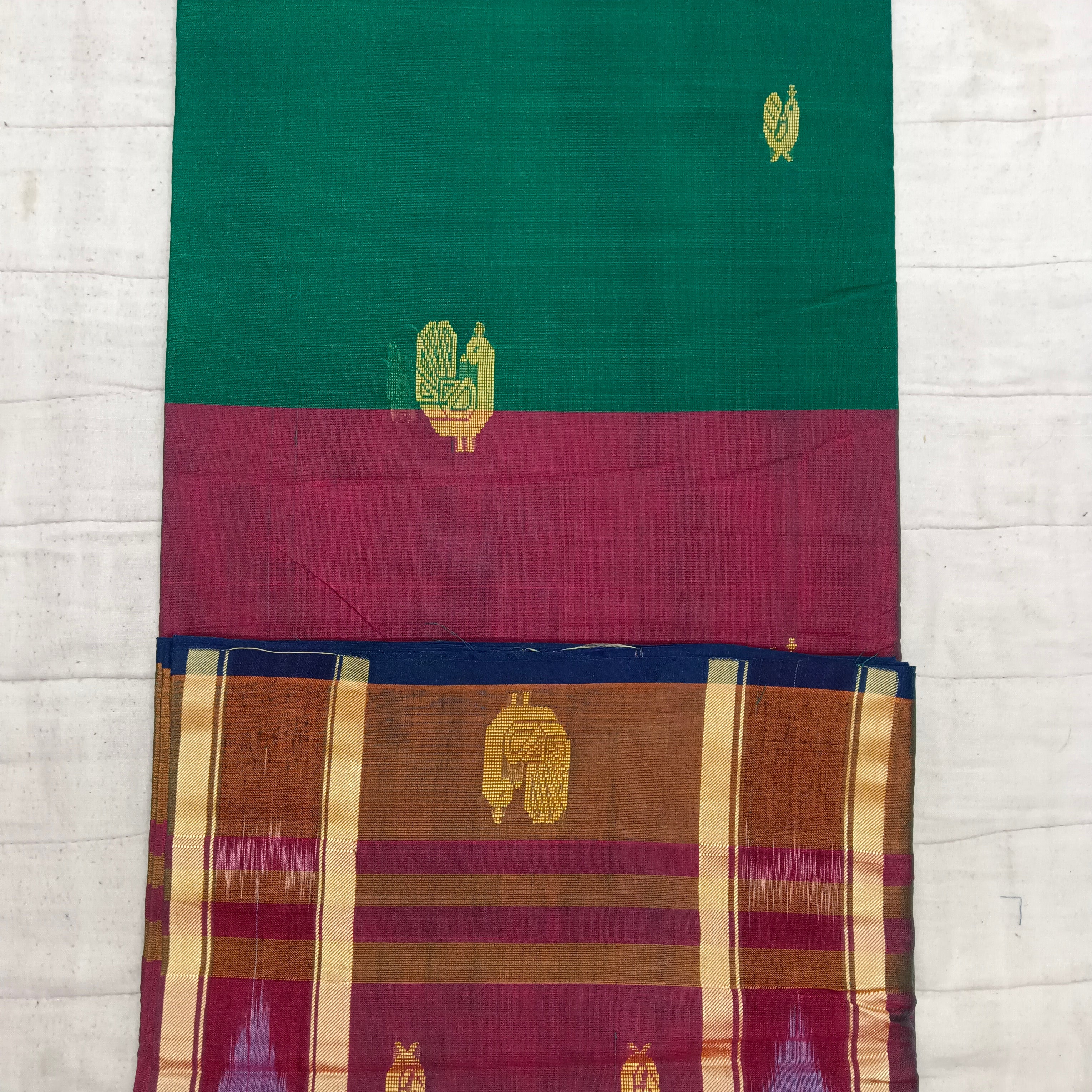 Devendra 10yards Body  Embossed