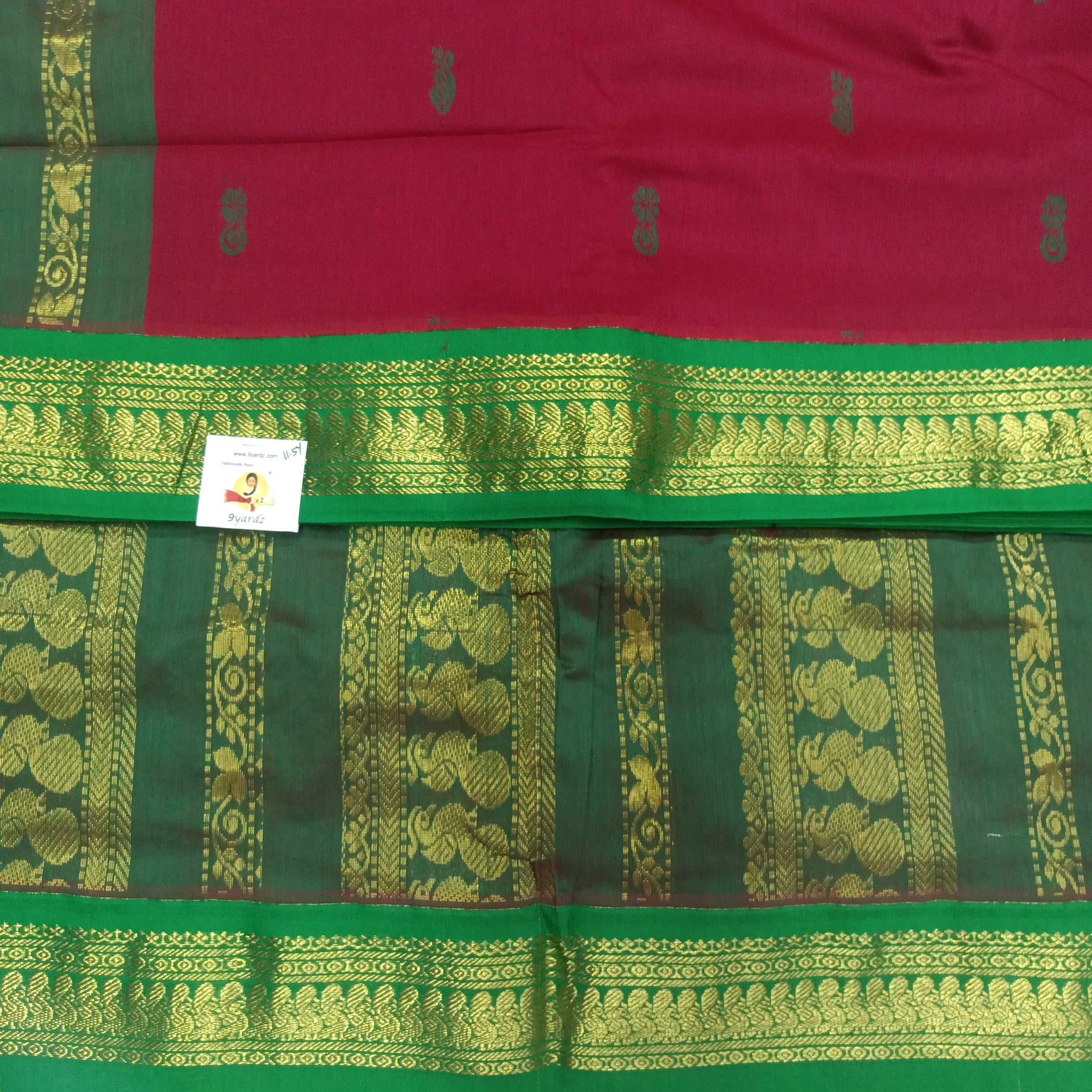 Kalyani cotton 11.5yardz(10.8mtrs)
