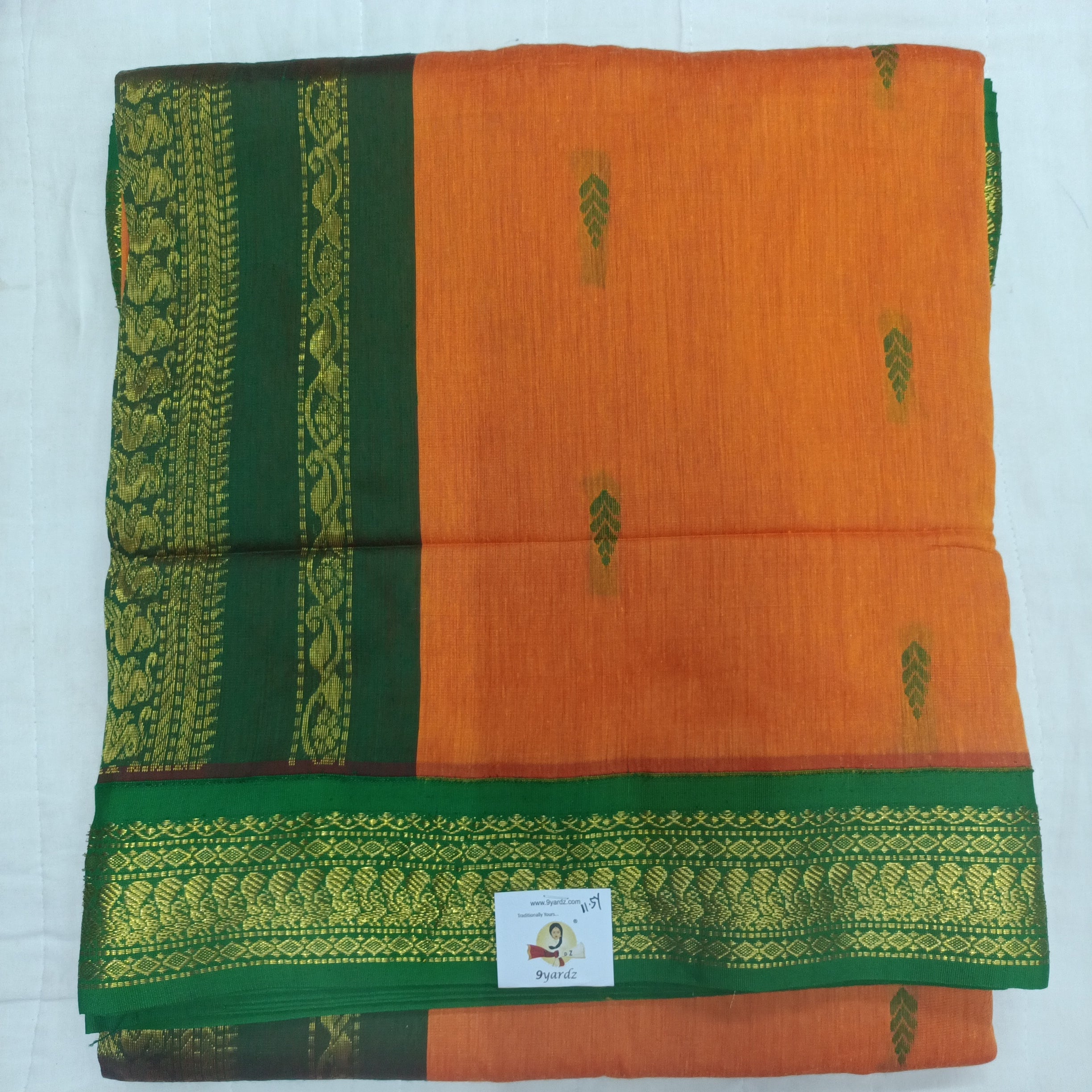 Kalyani cotton 11.5yardz(10.8mtrs)