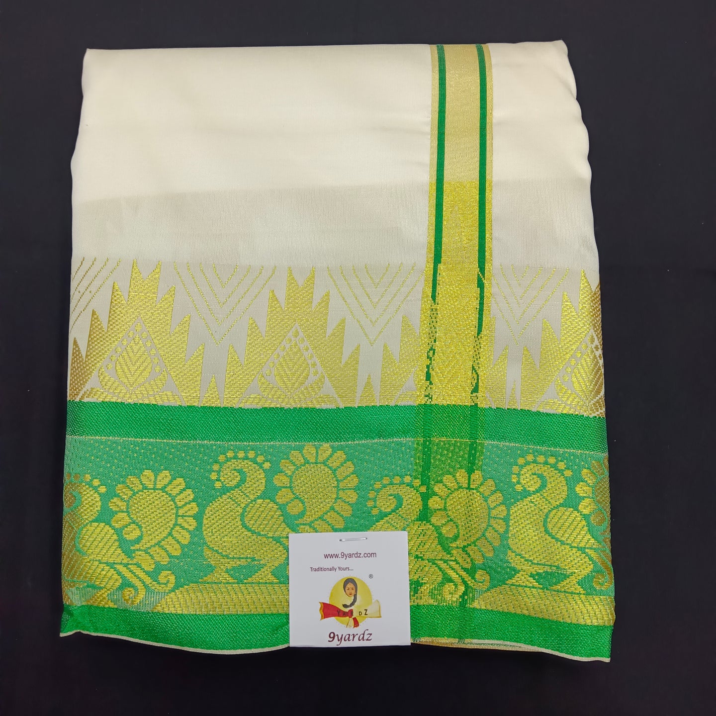 Art silk 8*4 muzham dhoti