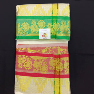 Art silk 8*4 muzham dhoti