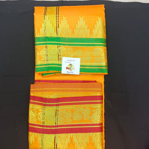 Art silk 8*4 muzham dhoti