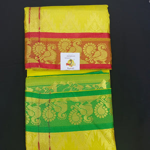 Art silk 8*4 muzham dhoti