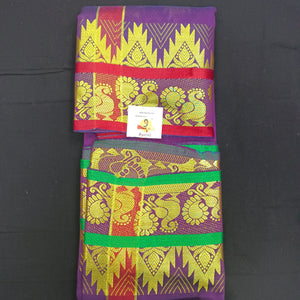 Art silk 8*4 muzham dhoti