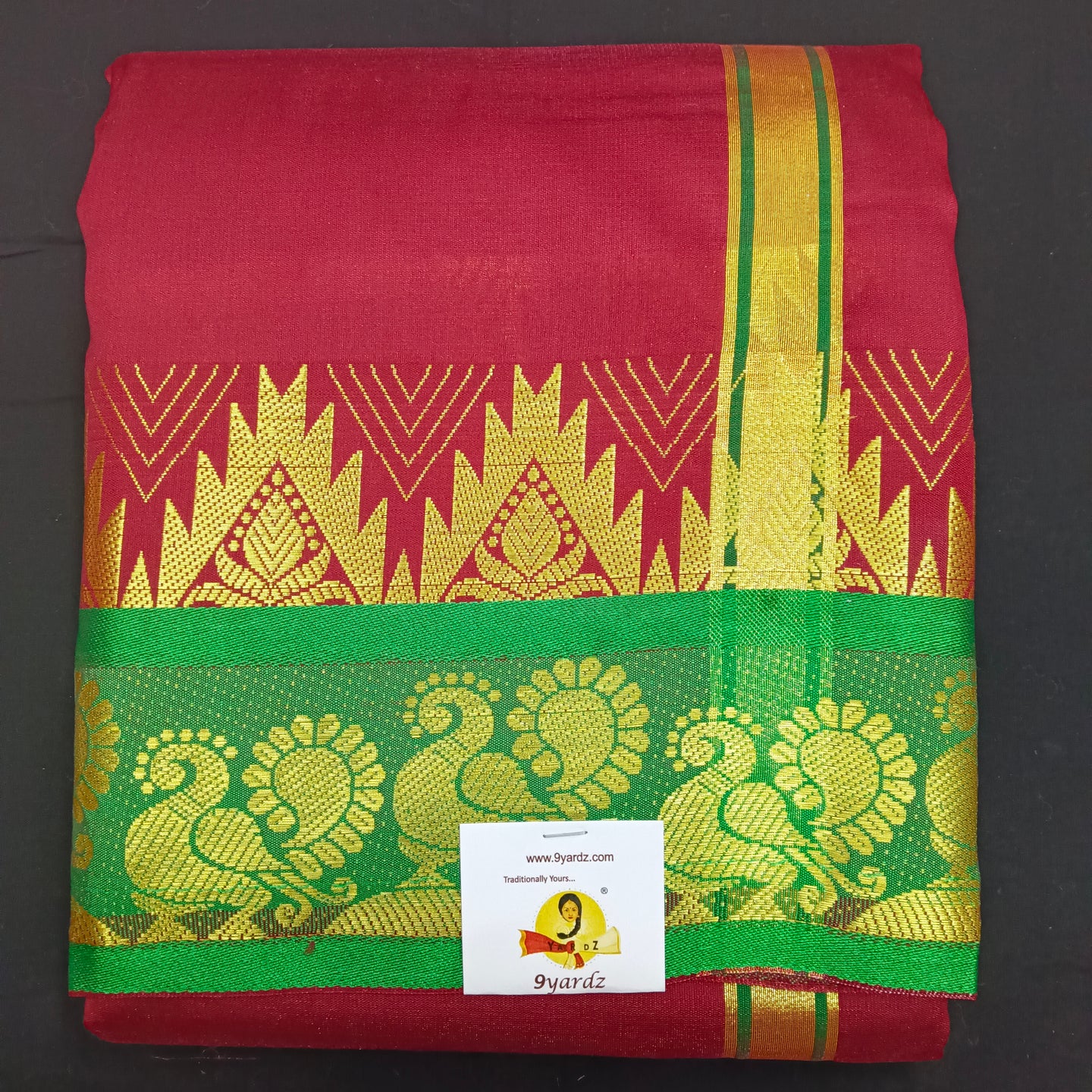 Art silk 8*4 muzham dhoti