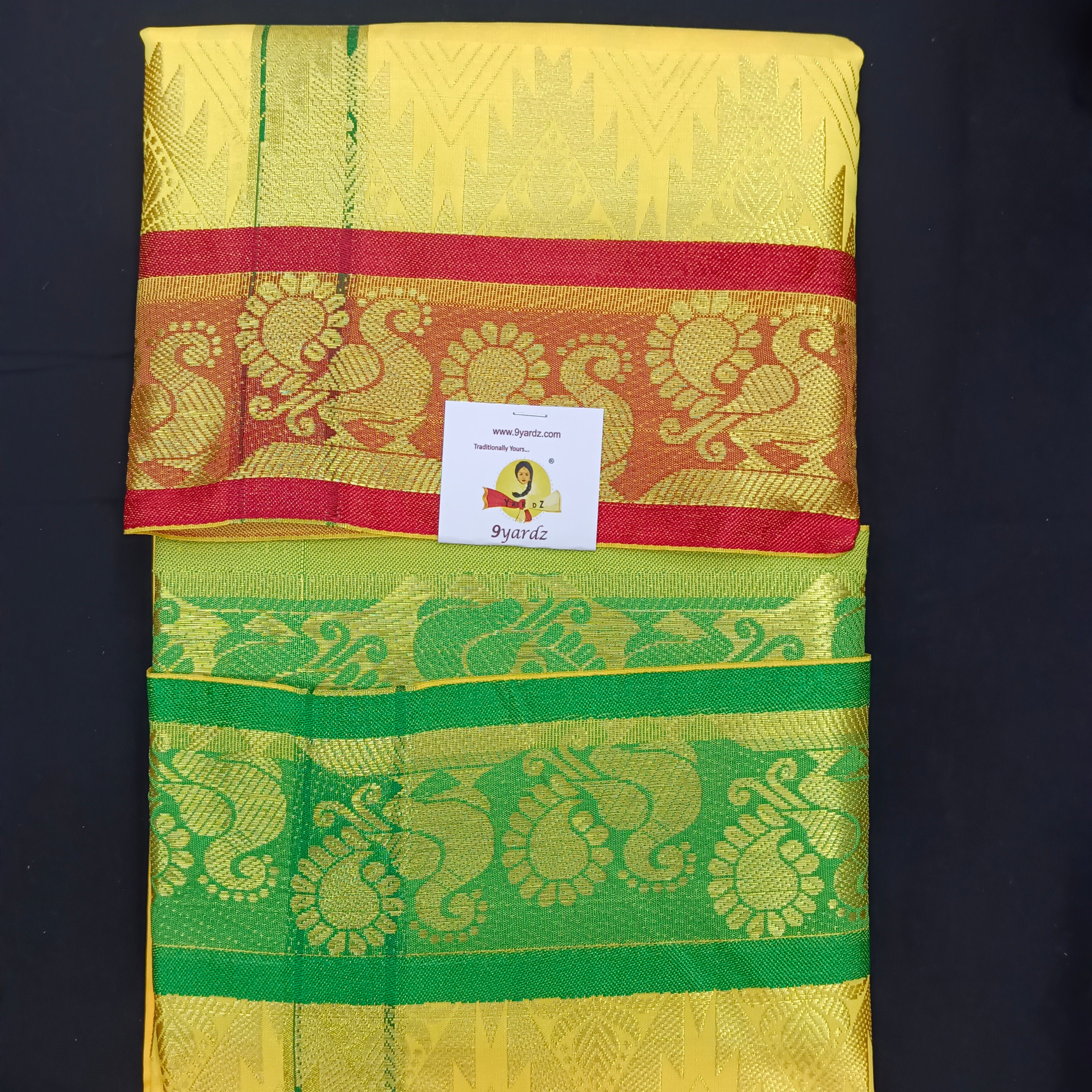 Art silk 8*4 muzham dhoti