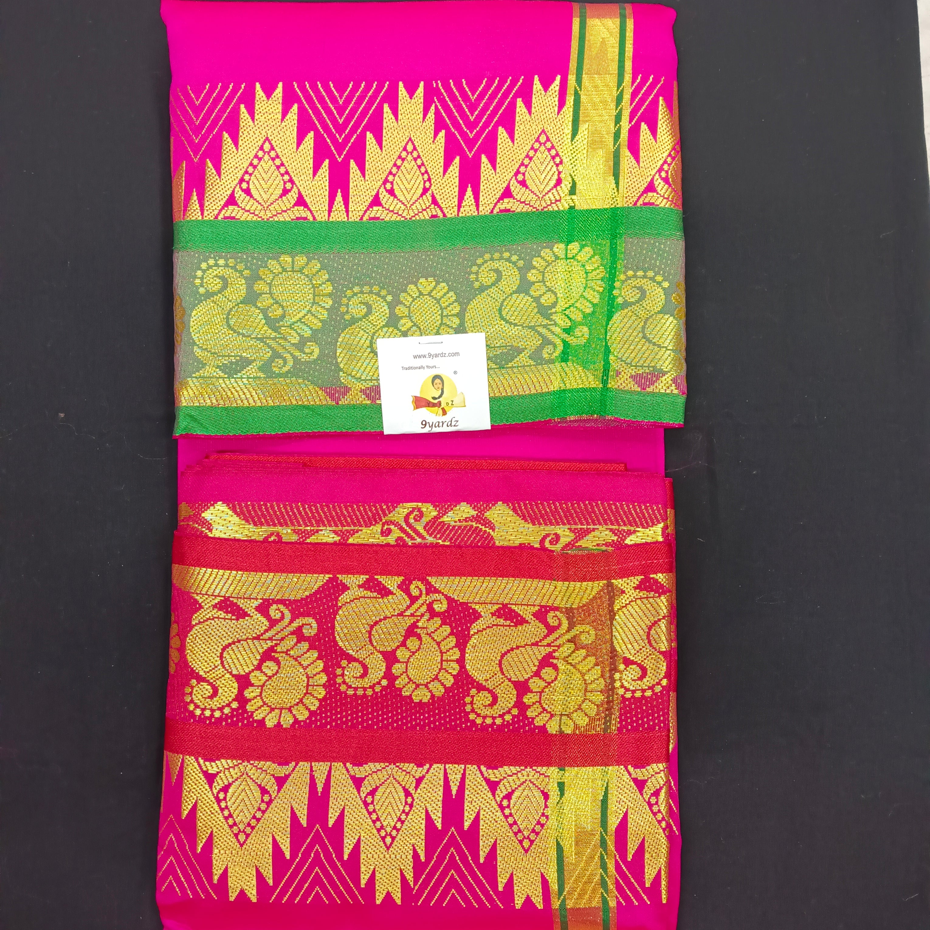 Art silk 8*4 muzham dhoti