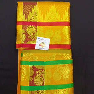 Art silk 8*4 muzham dhoti